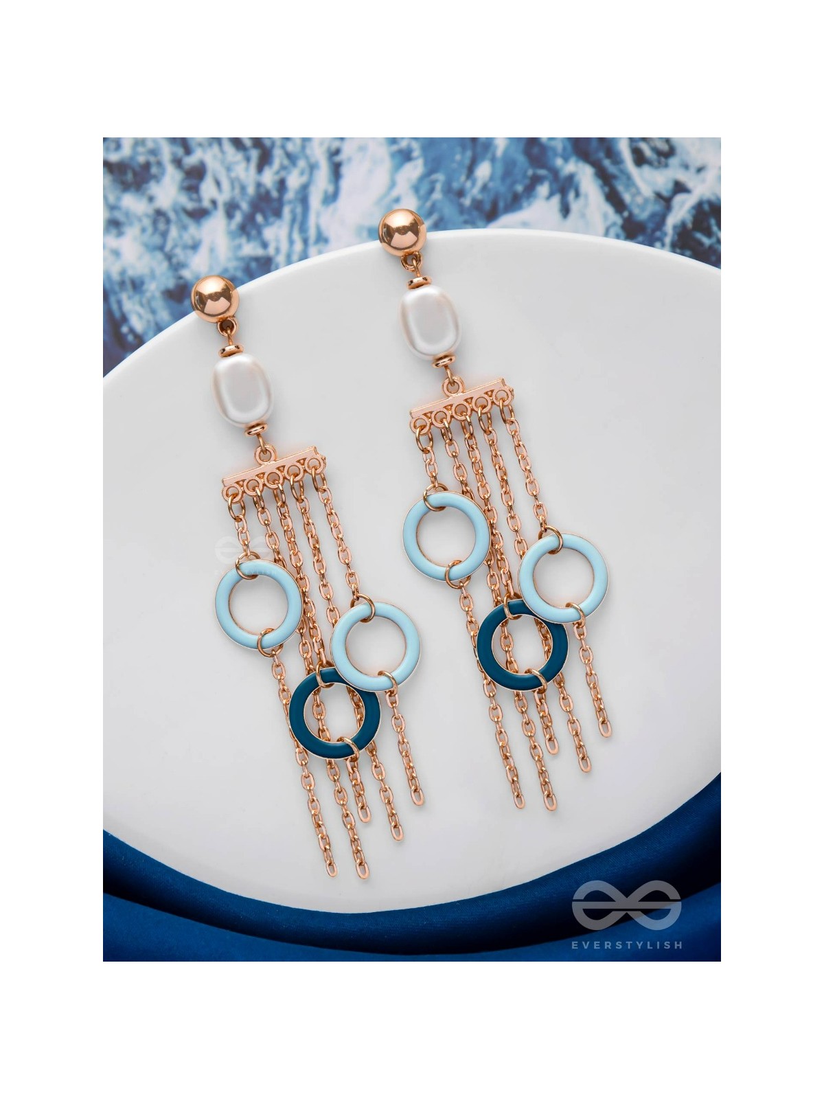 MELODIES OF RAINS- MODERN STATEMENT EARRINGS