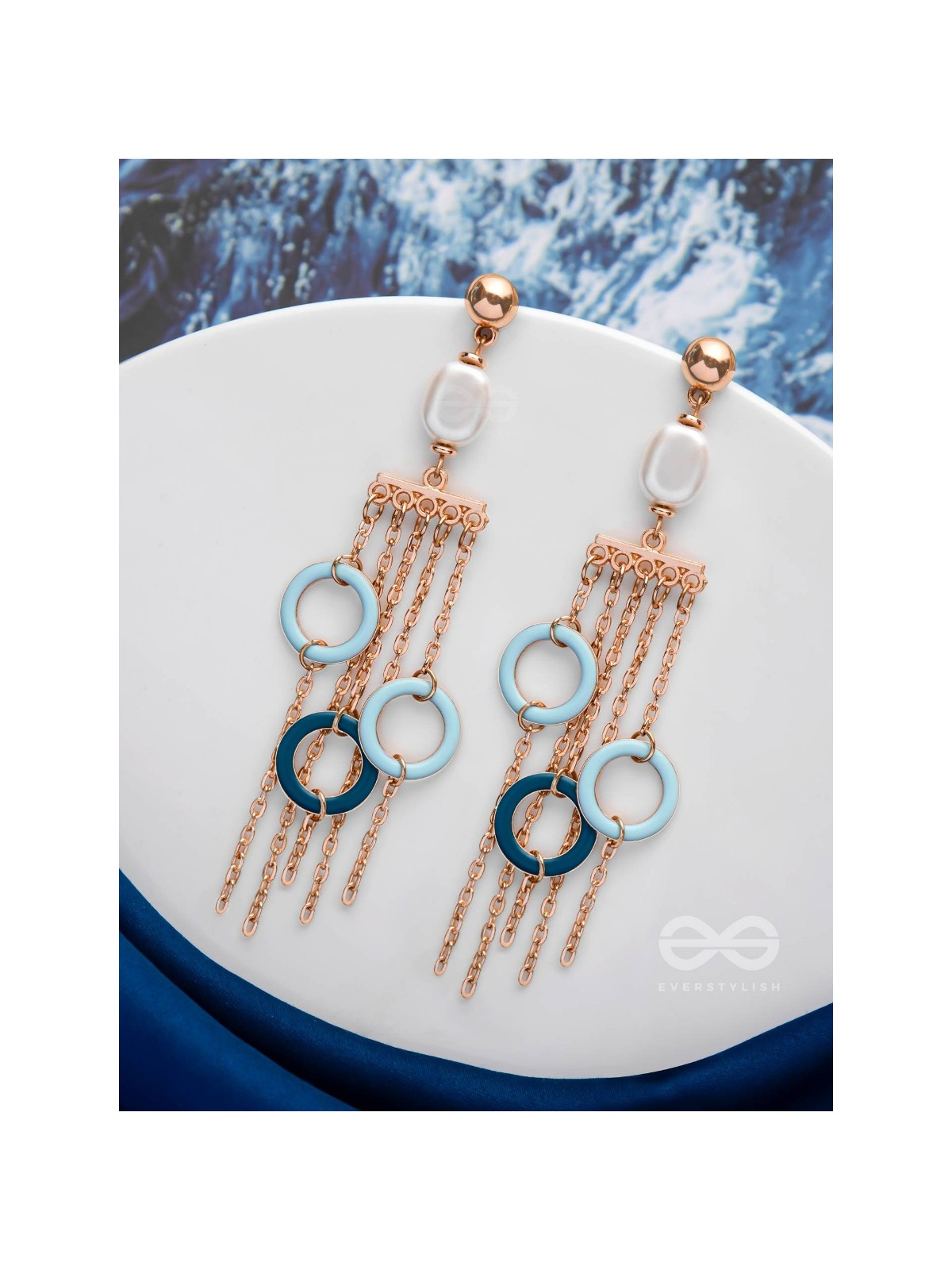 MELODIES OF RAINS- MODERN STATEMENT EARRINGS