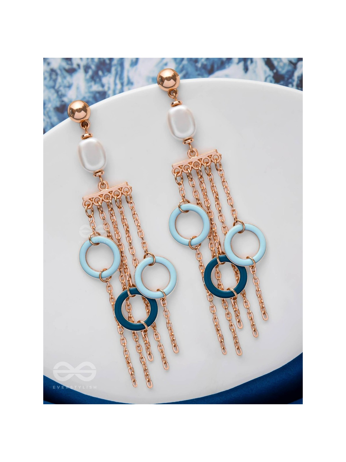 MELODIES OF RAINS- MODERN STATEMENT EARRINGS