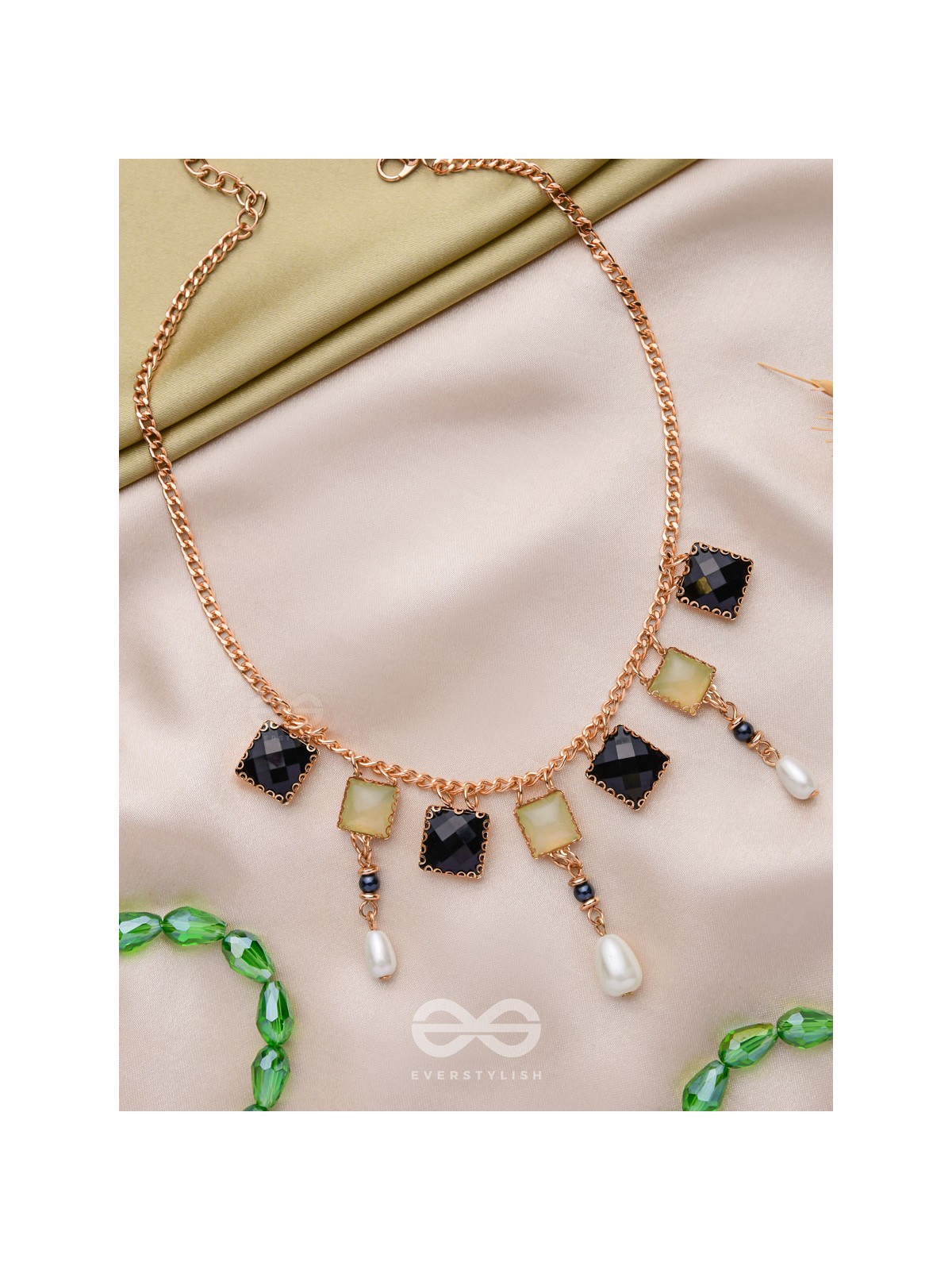 The Midnight Romance - Elegant Necklace With Anti-Tarnish Coating 