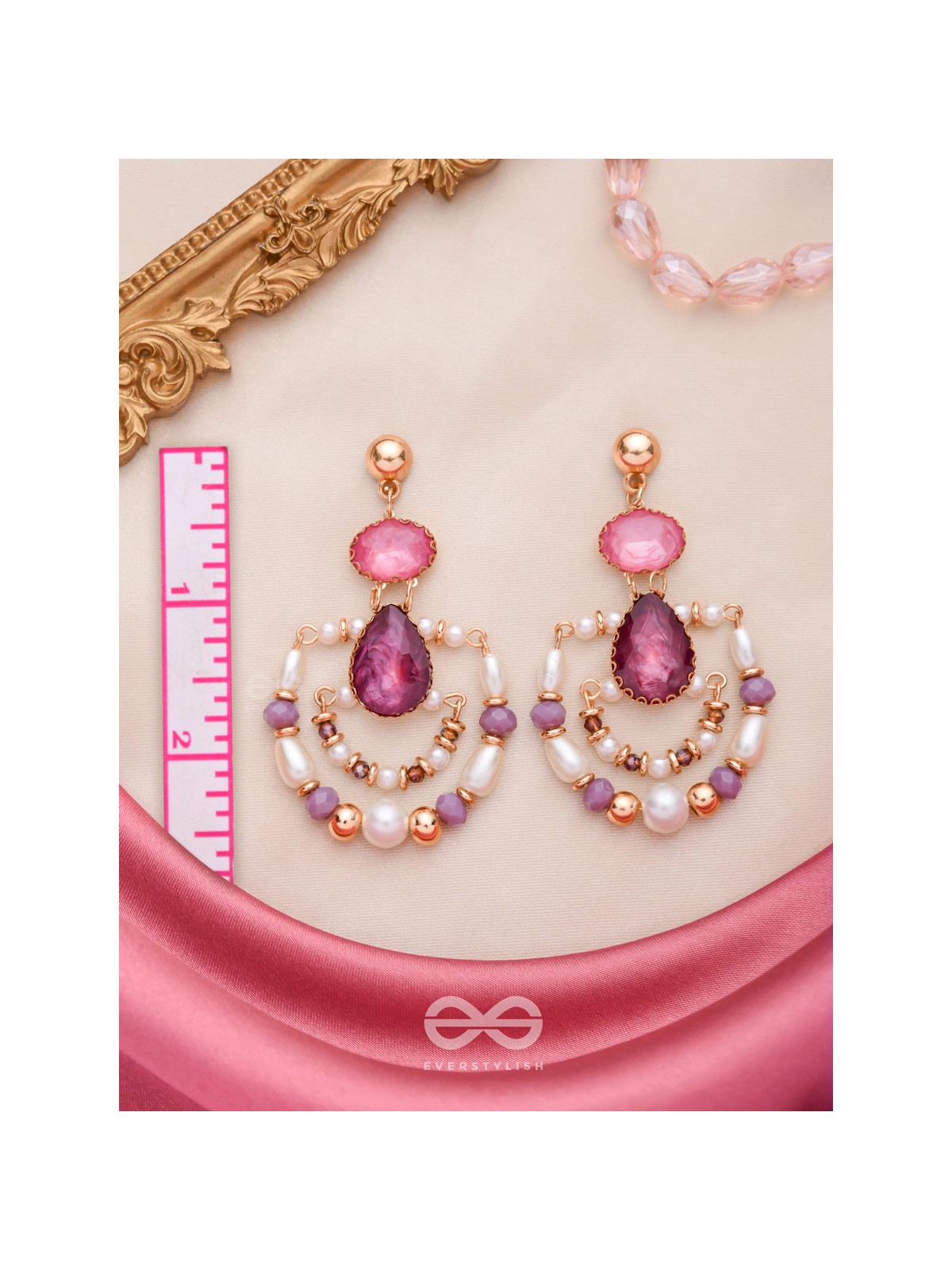 THE BLUSH BEAUTIES - HANDMADE STATEMENT EARRINGS