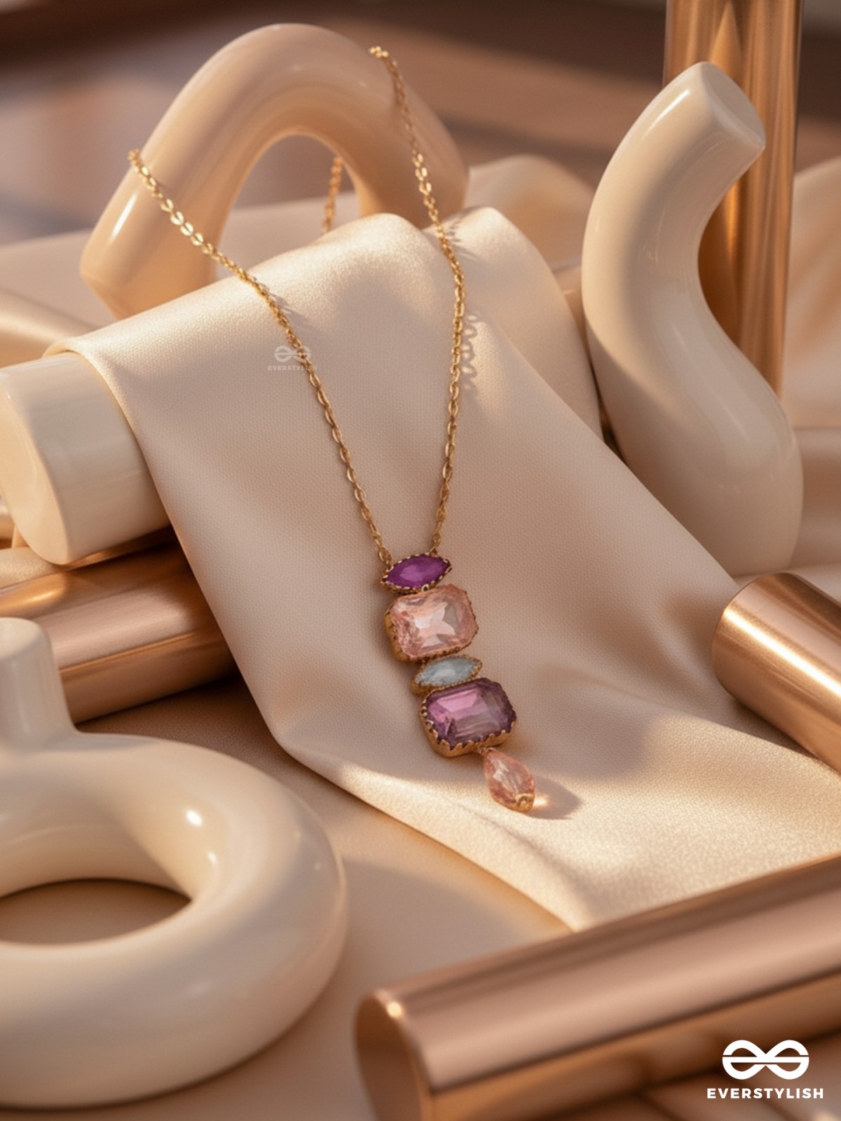 The Colourful Dreams - Handmade Statement Necklace With Anti-Tarnish Coating