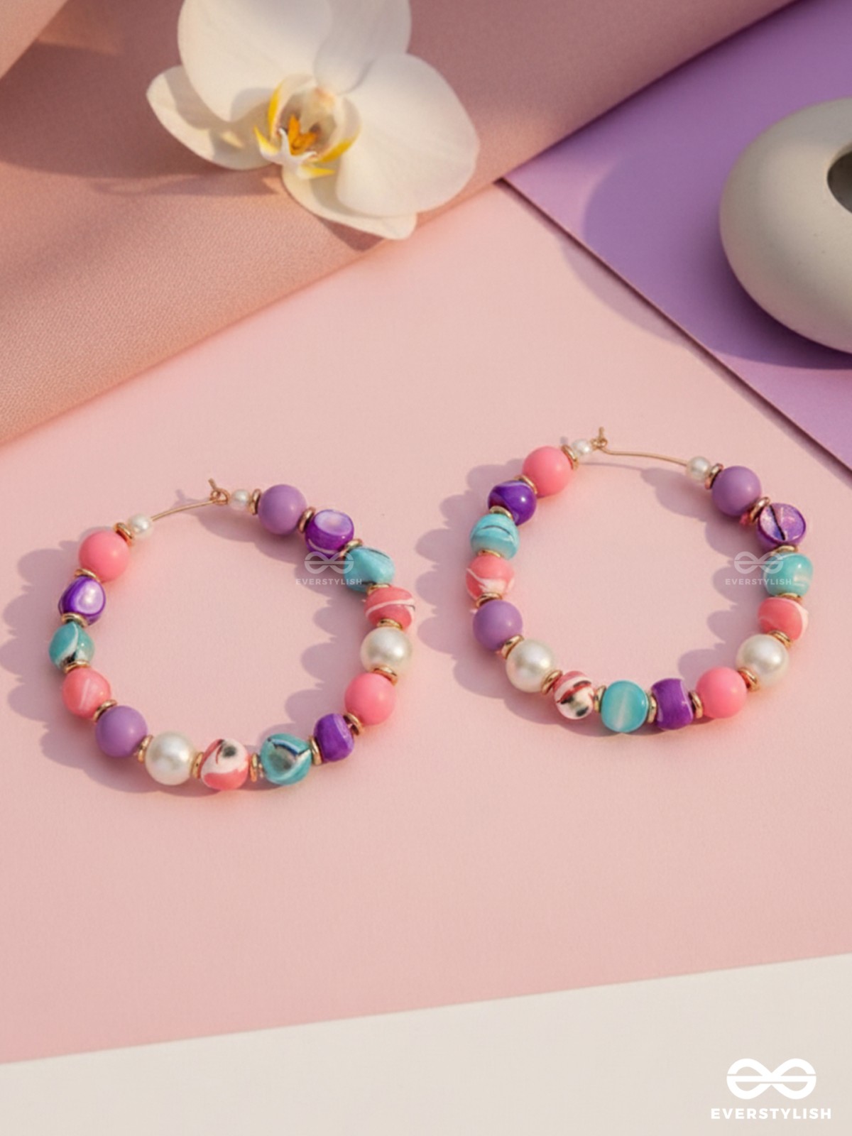 FUNKY FUNFAIR FANTASY - CUTE HOOP EARRINGS