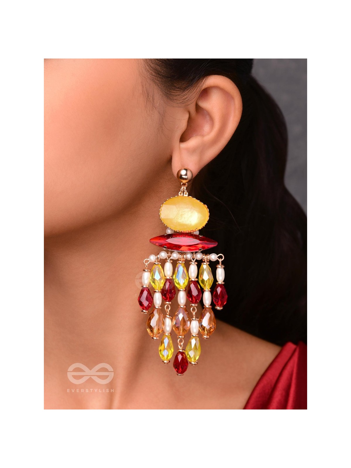 THE FIERCE ENIGMA - STATEMENT BOLD EARRINGS