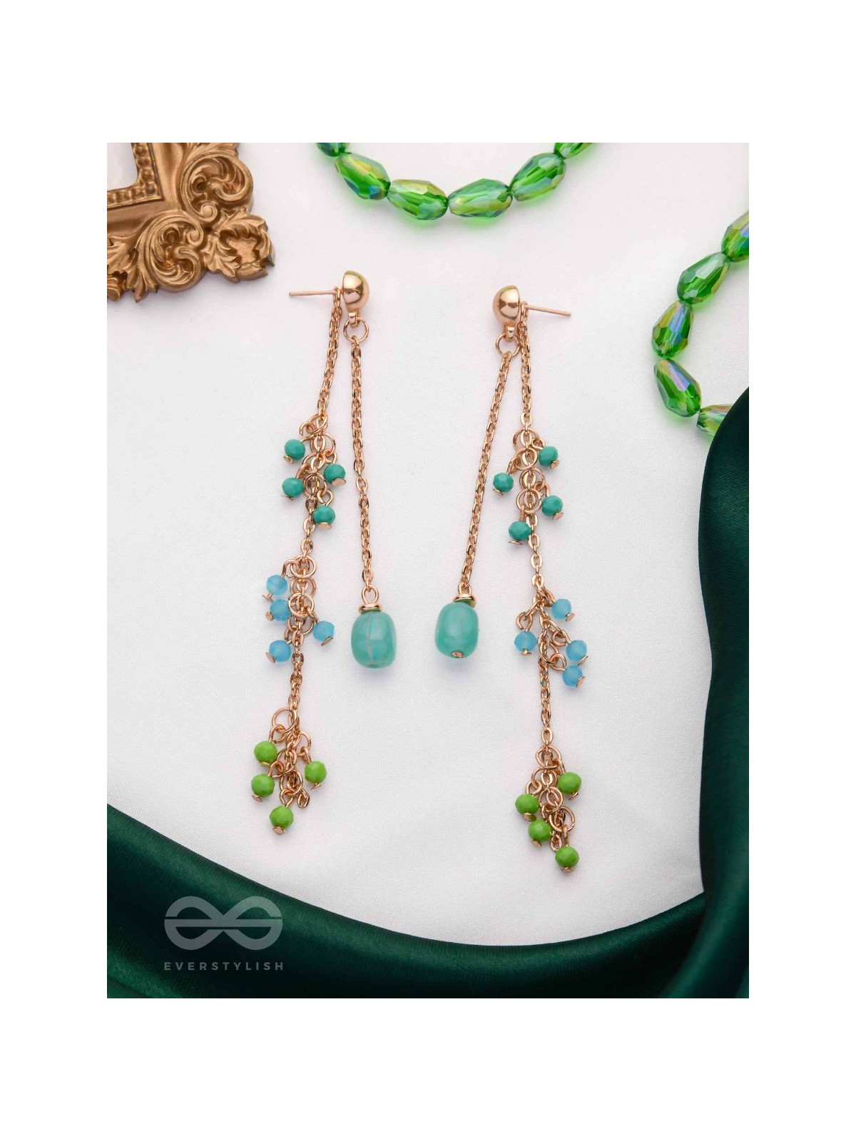 THE SONG OF AVES - GOLDEN DROP EARRING