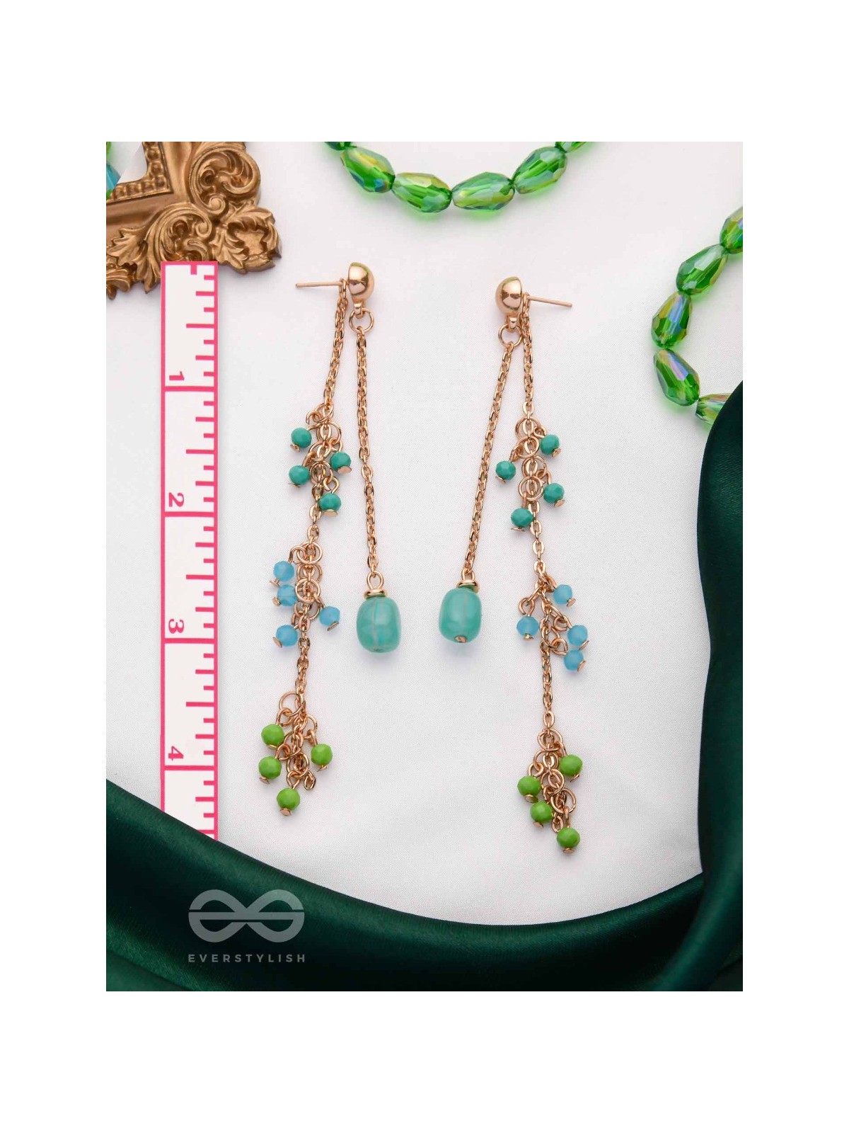 THE SONG OF AVES - GOLDEN DROP EARRING