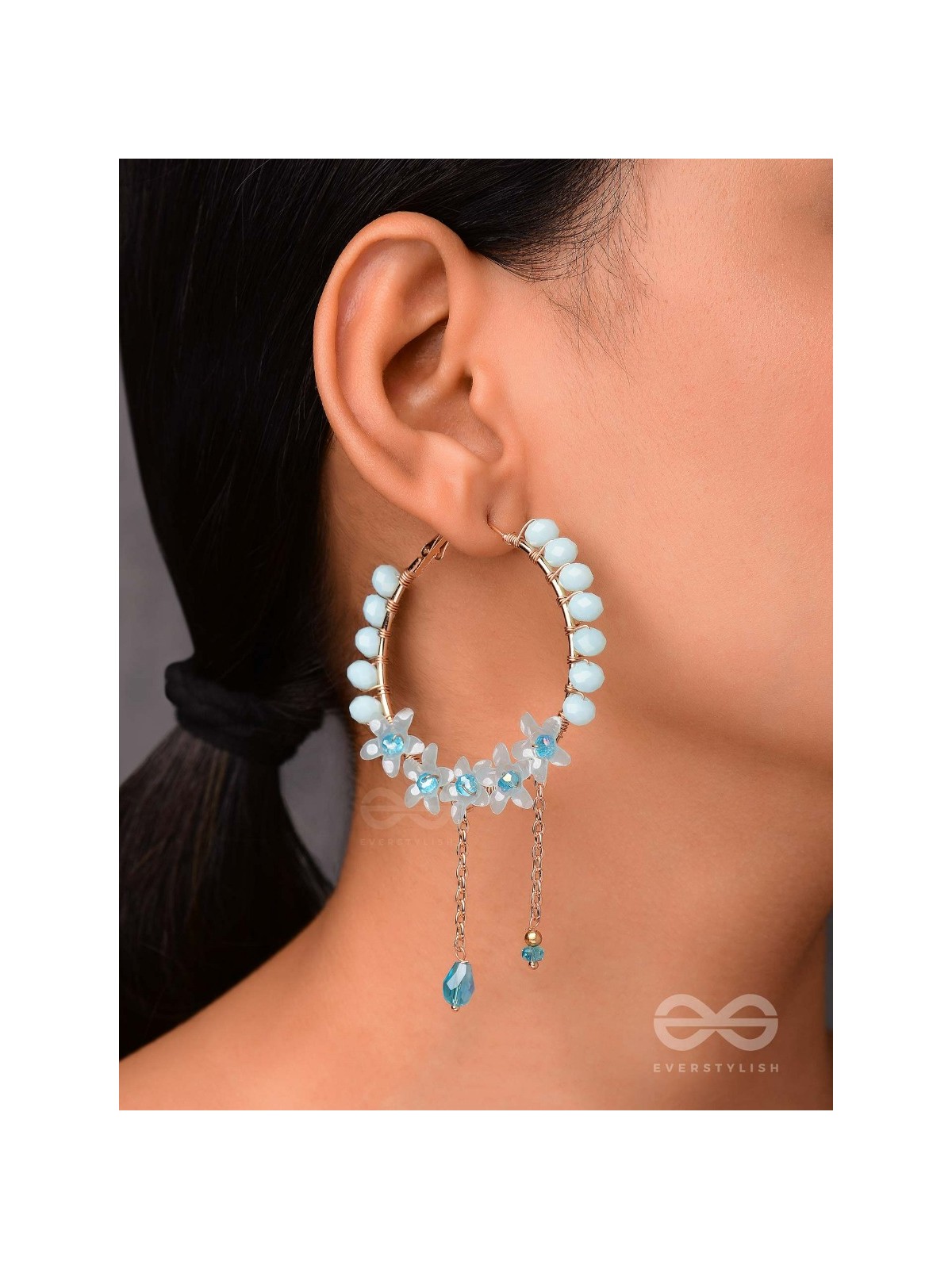 BUBBLE BURST BEAUTIES - CUTE HOOP EARRINGS