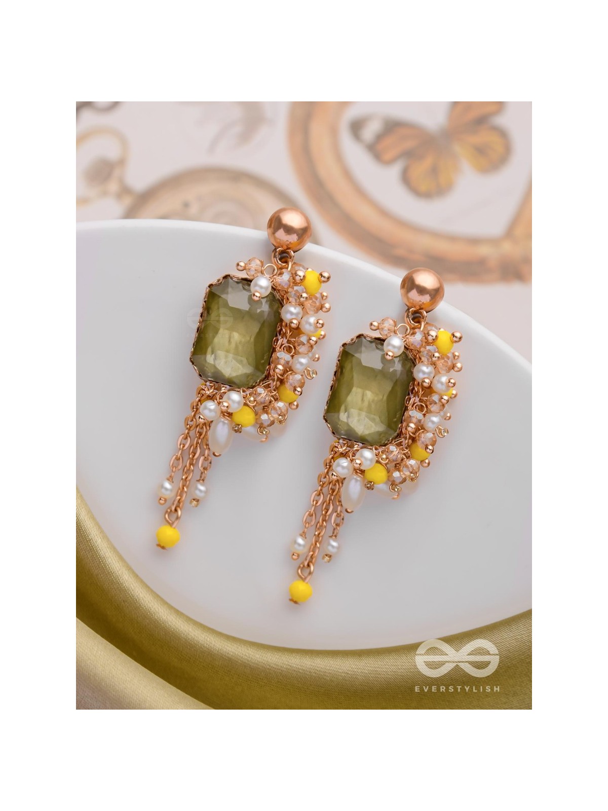 THE GLAMOROUS VINE - STATEMENT DROP EARRINGS