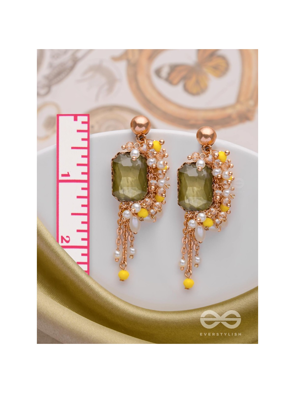 THE GLAMOROUS VINE - STATEMENT DROP EARRINGS