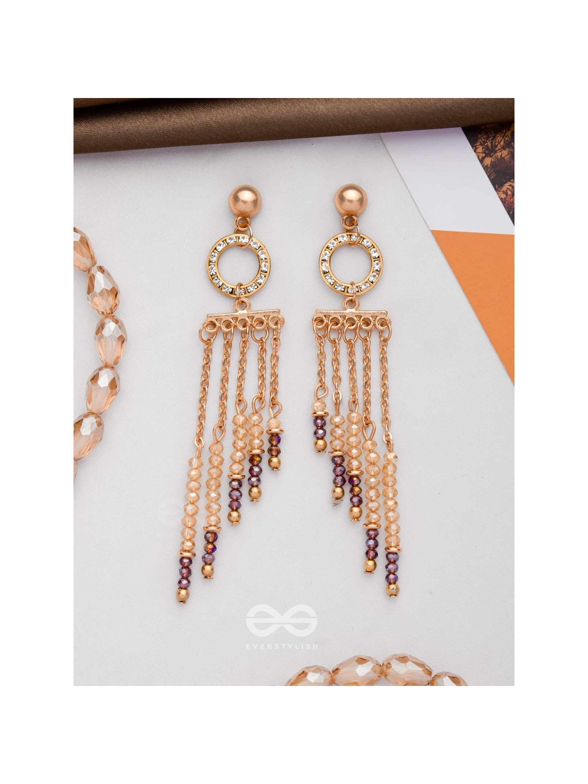 THE SHIMMERING RAINFALL - ELEGANT DROP EARRINGS