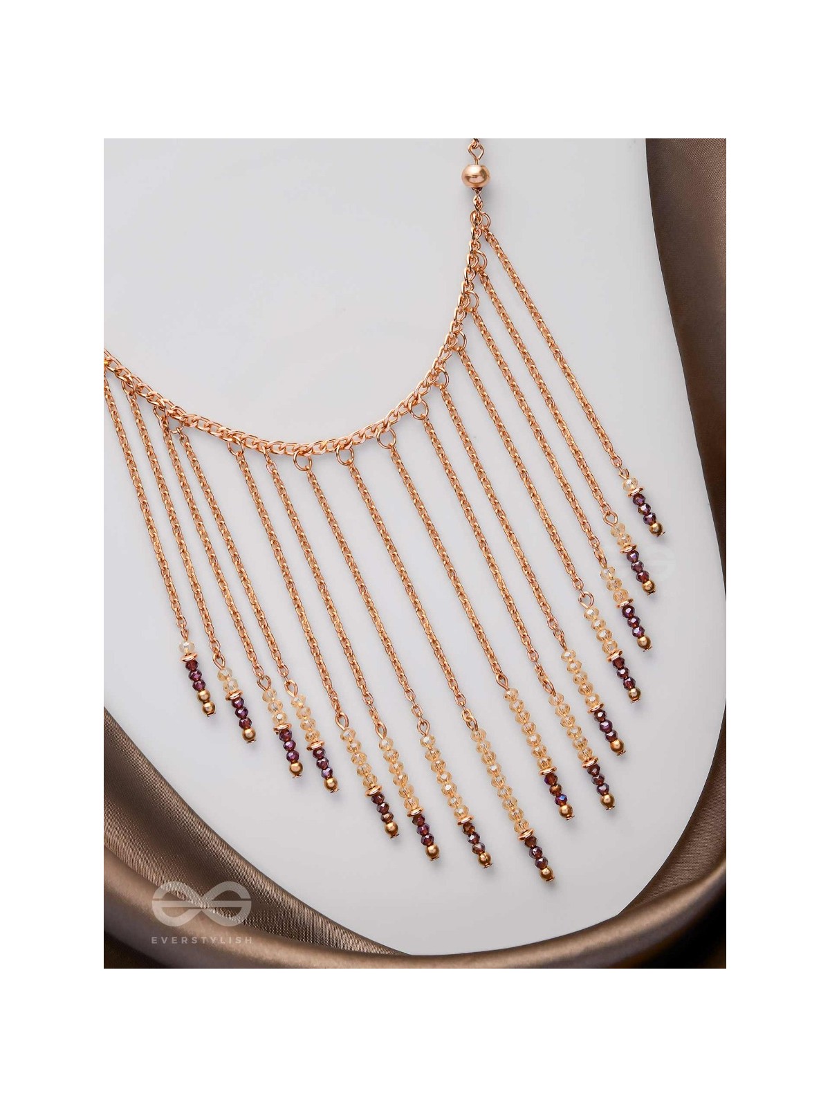 The Dancing Waterfall - Elegant And Casual Neckpiece With Anti-Tarnish Coating 