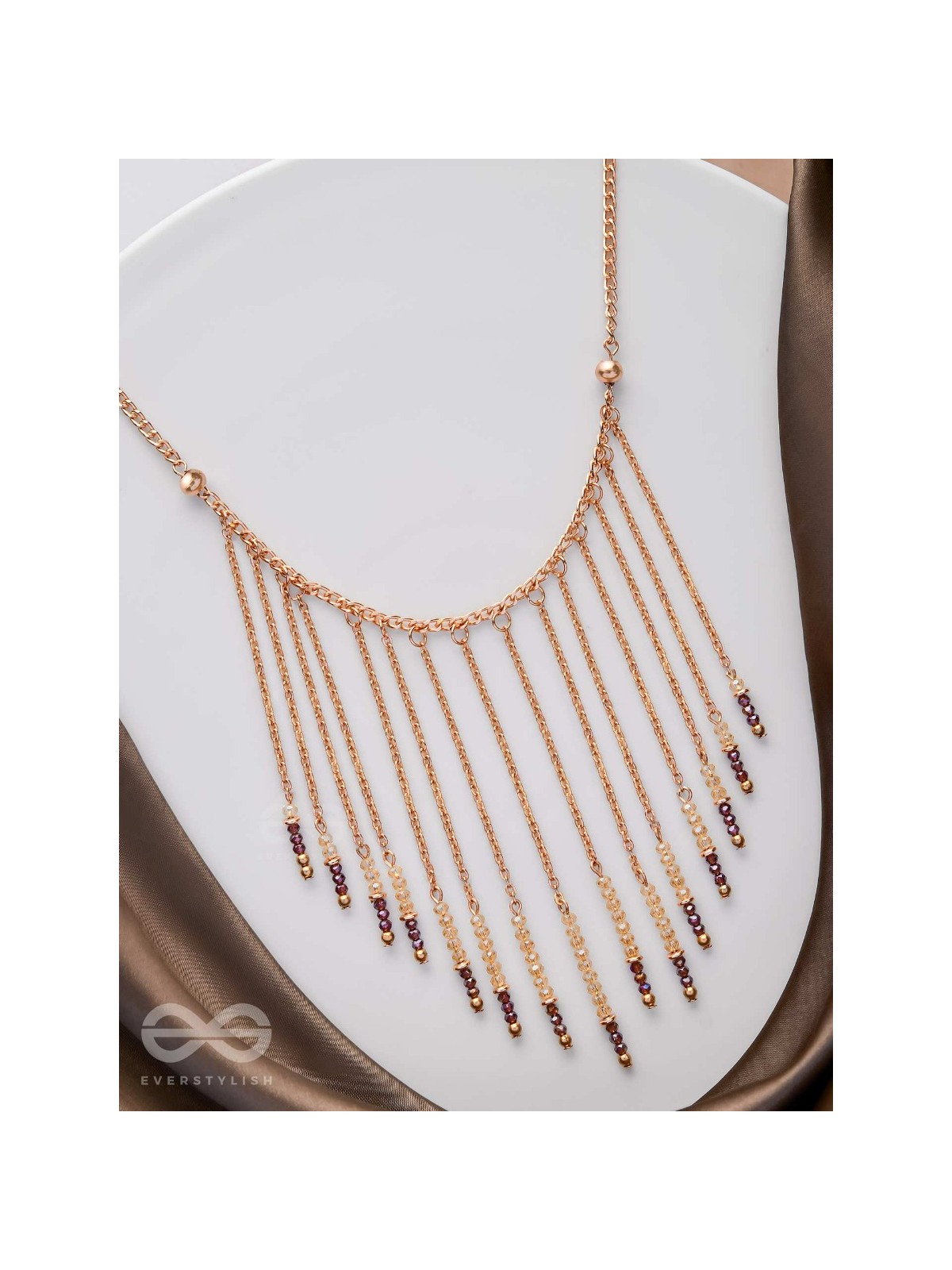 The Dancing Waterfall - Elegant And Casual Neckpiece With Anti-Tarnish Coating 