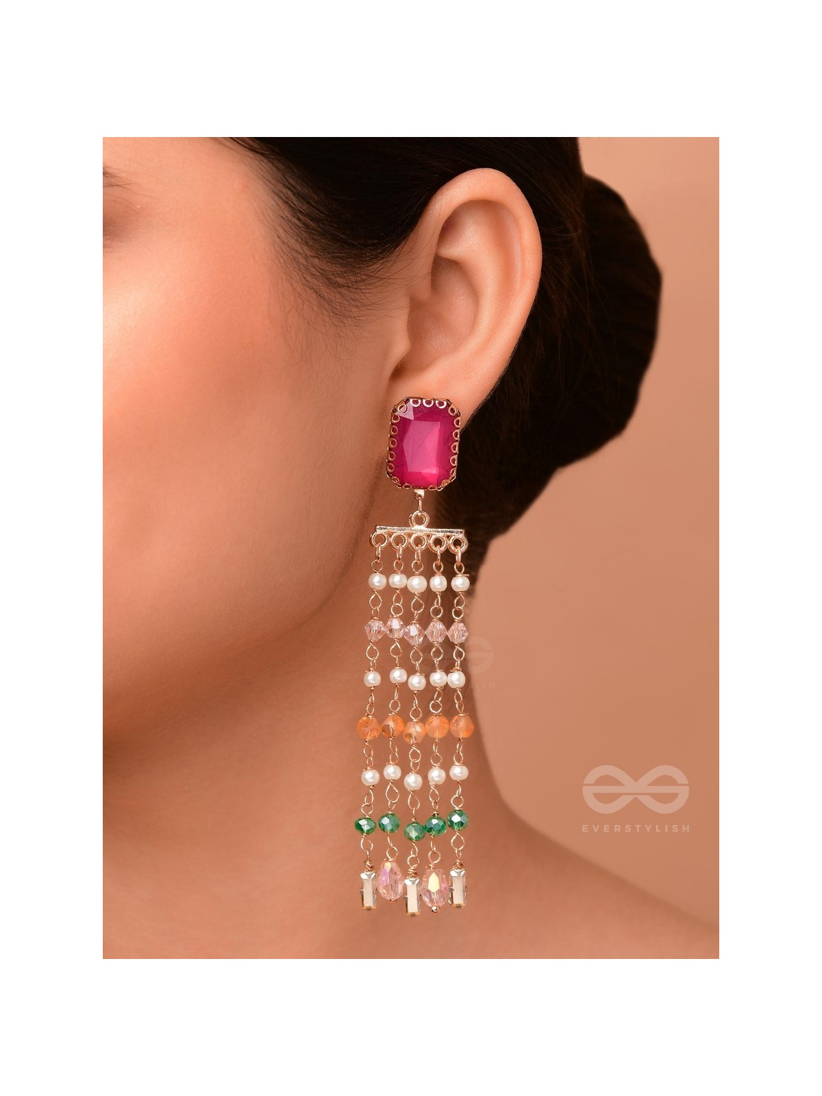 DRIZZLED WITH GLAMOUR - STATEMENT DROP EARRINGS