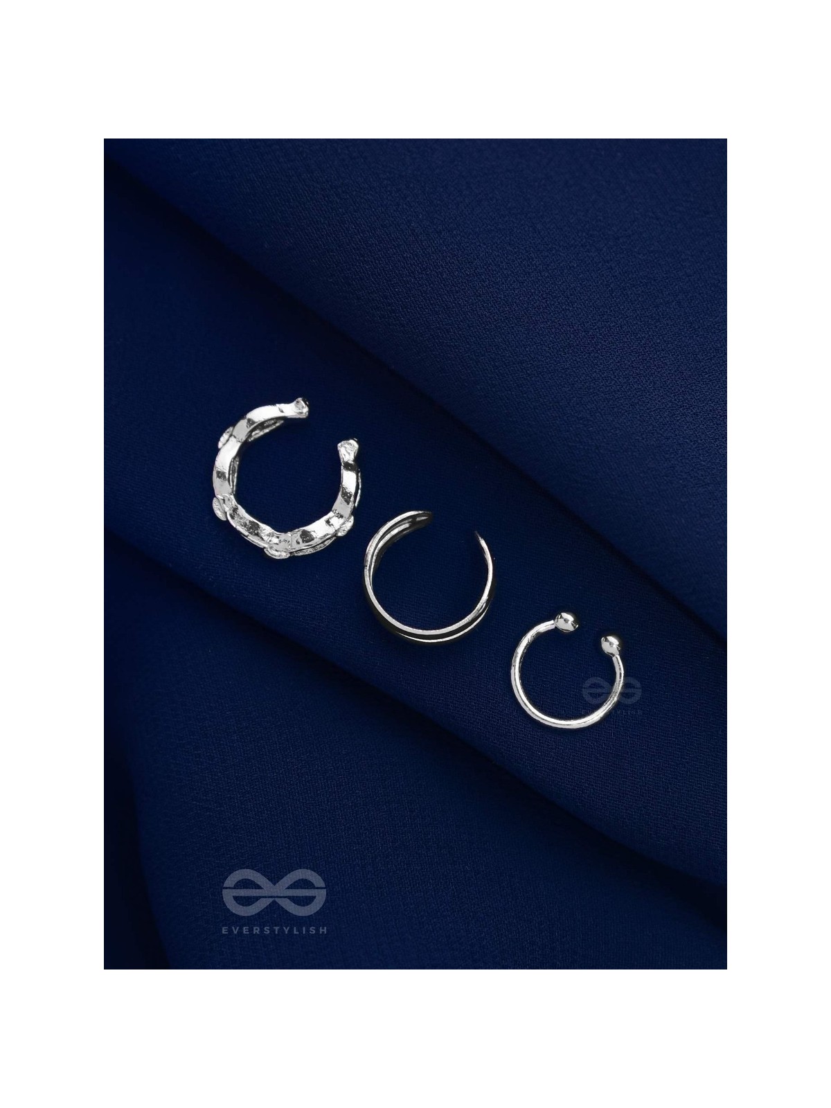 TRIPLE TREBLE - SET OF THREE EAR CUFFS (ONE EAR)