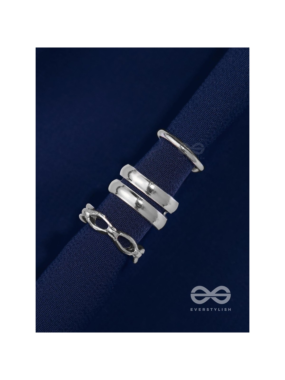 TRIPLE TREBLE - SET OF THREE EAR CUFFS (ONE EAR)