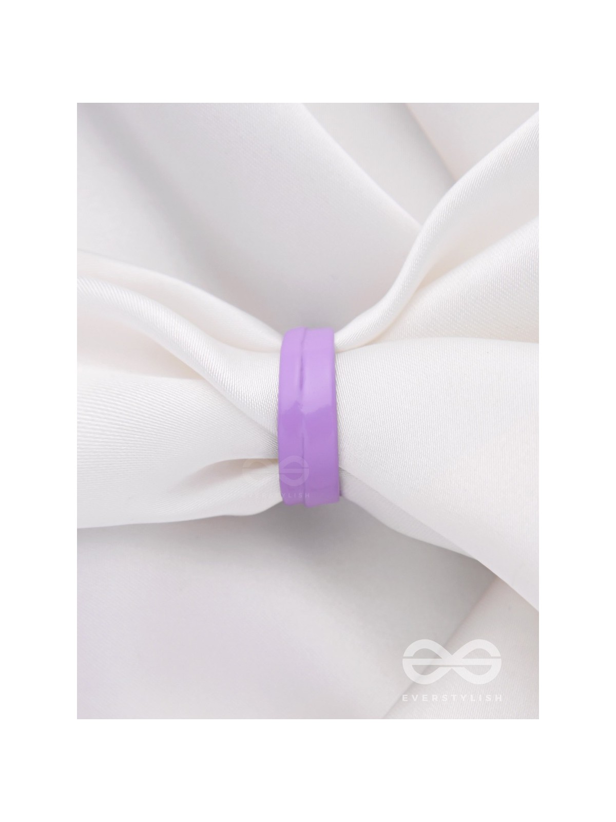 MY LAVENDER LUSH - ADJUSTABLE ACRYLIC RING