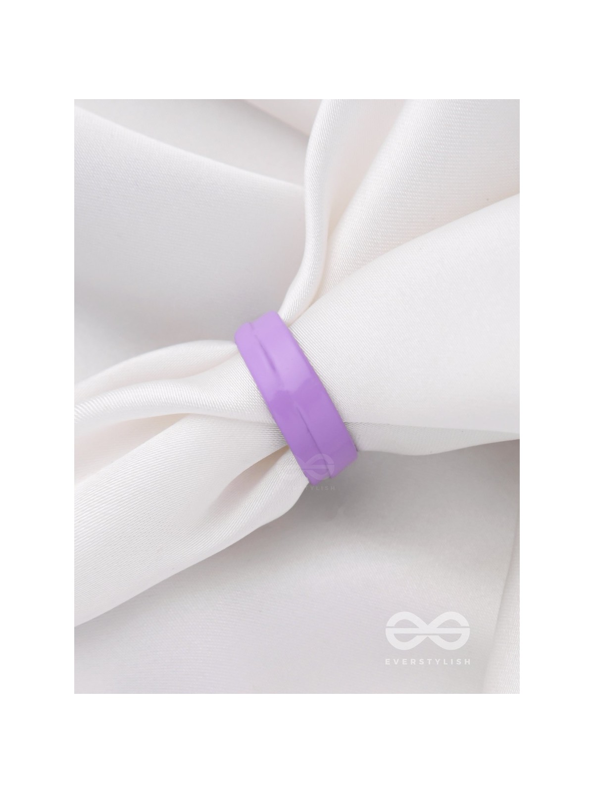 MY LAVENDER LUSH - ADJUSTABLE ACRYLIC RING