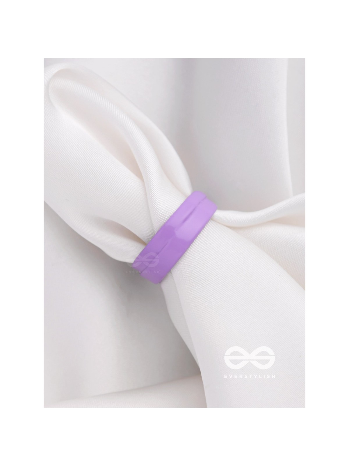 MY LAVENDER LUSH - ADJUSTABLE ACRYLIC RING