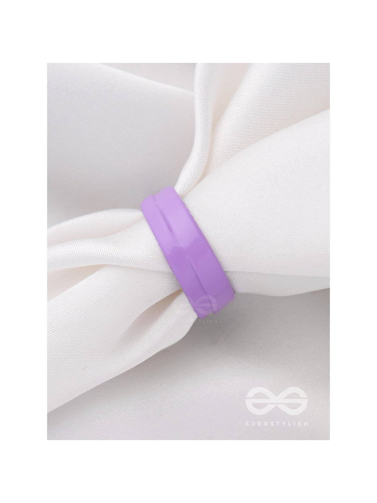 MY LAVENDER LUSH - ADJUSTABLE ACRYLIC RING