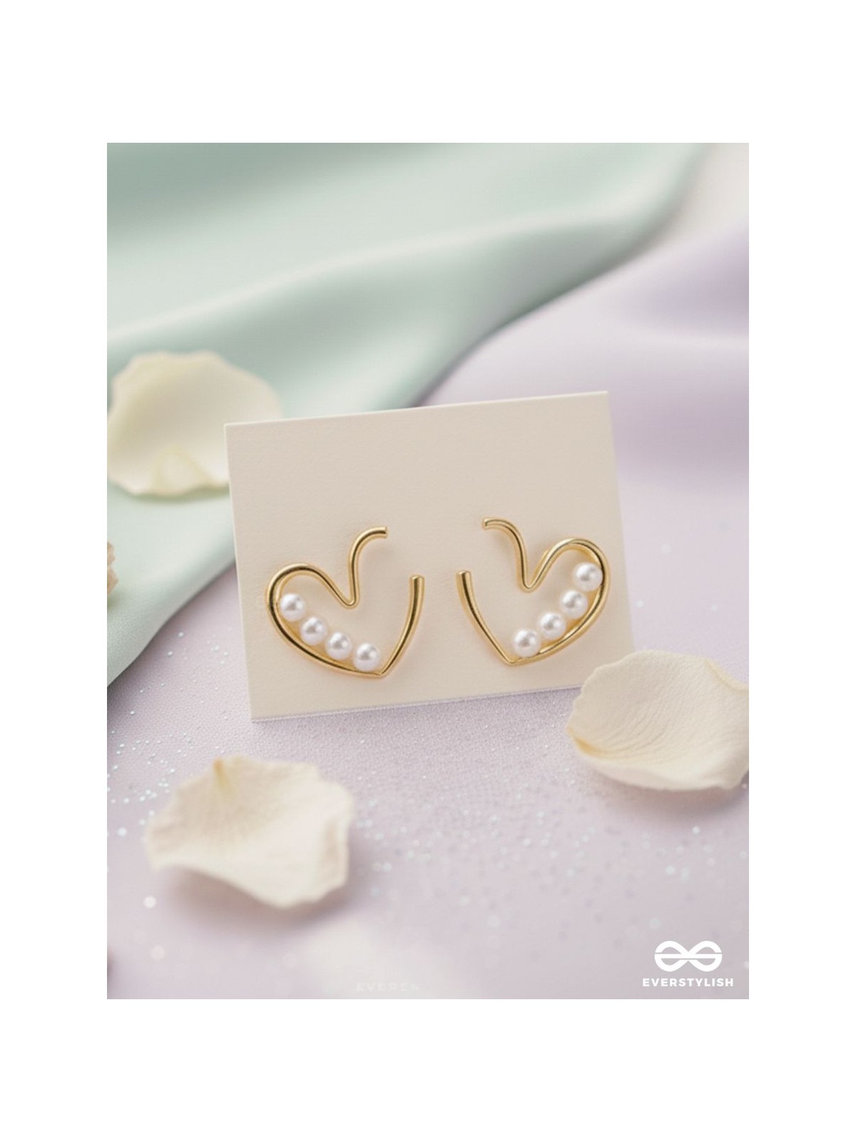 LOVE YOU STILL - GOLDEN PEARL STUDS