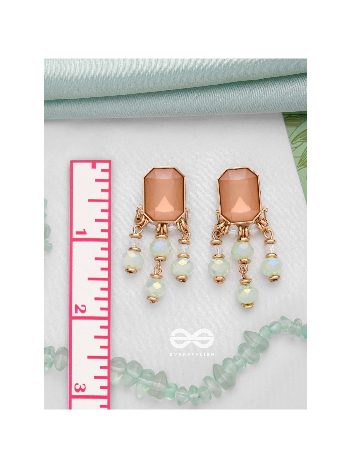 THE SHIMMER OF GLITZ - STATEMENT DROP EARRINGS