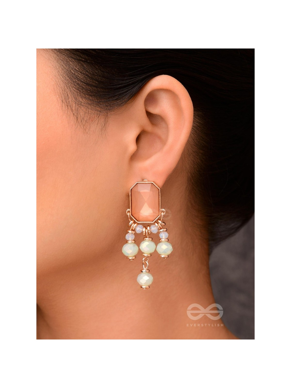THE SHIMMER OF GLITZ - STATEMENT DROP EARRINGS