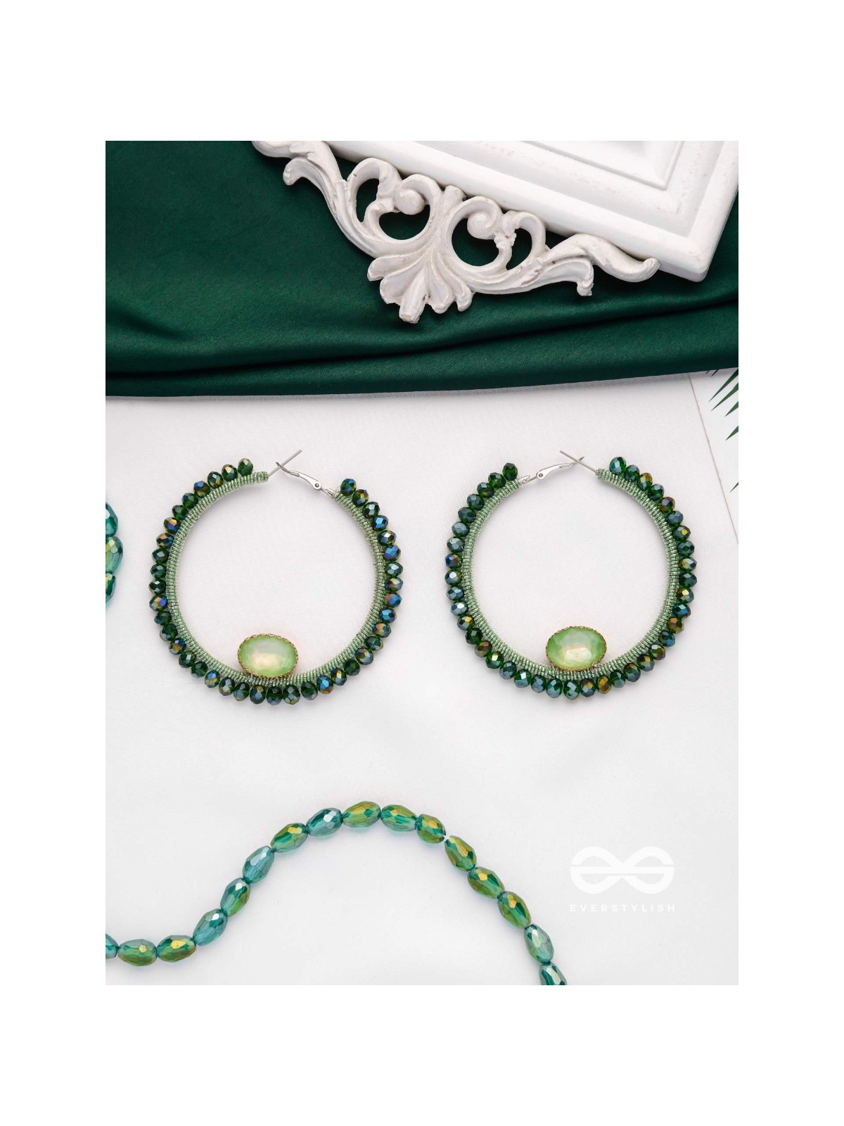 THE ENCHANTED CIRCLETS - STATEMENT HOOP EARRINGS