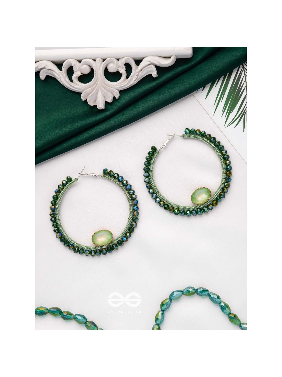 THE ENCHANTED CIRCLETS - STATEMENT HOOP EARRINGS