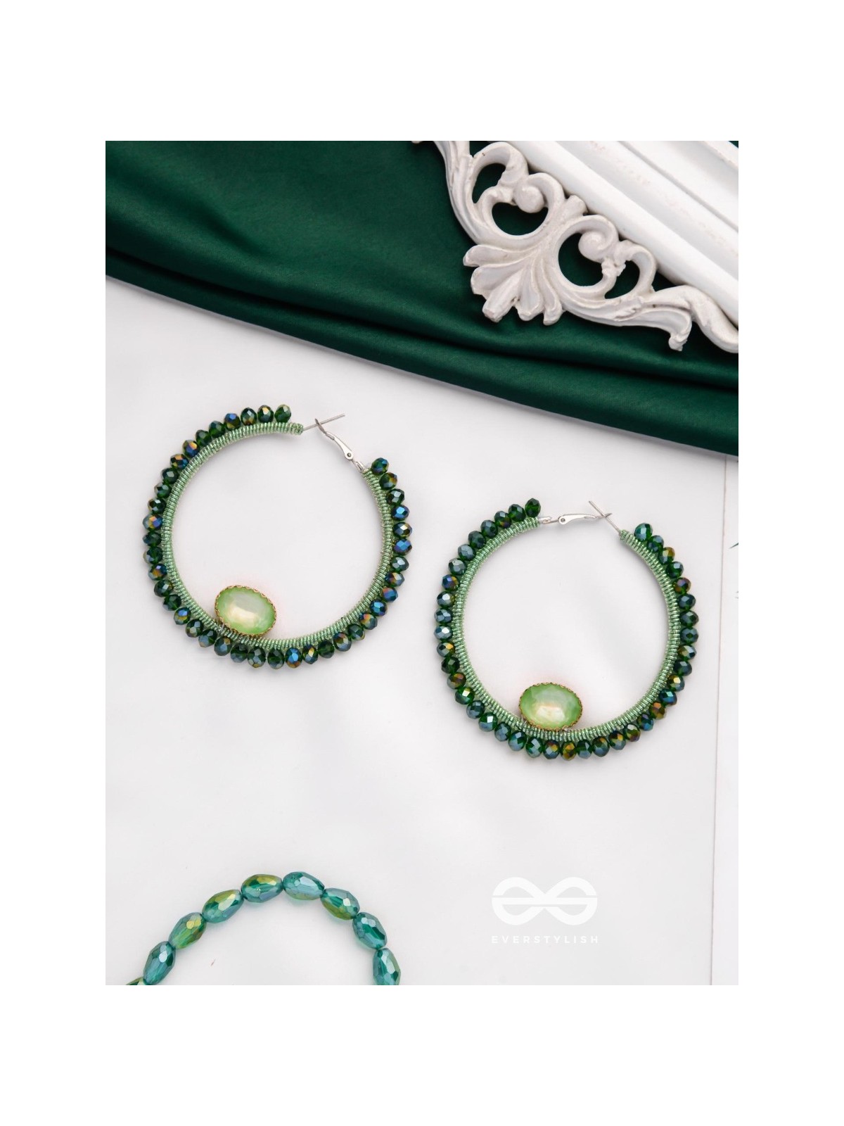 THE ENCHANTED CIRCLETS - STATEMENT HOOP EARRINGS