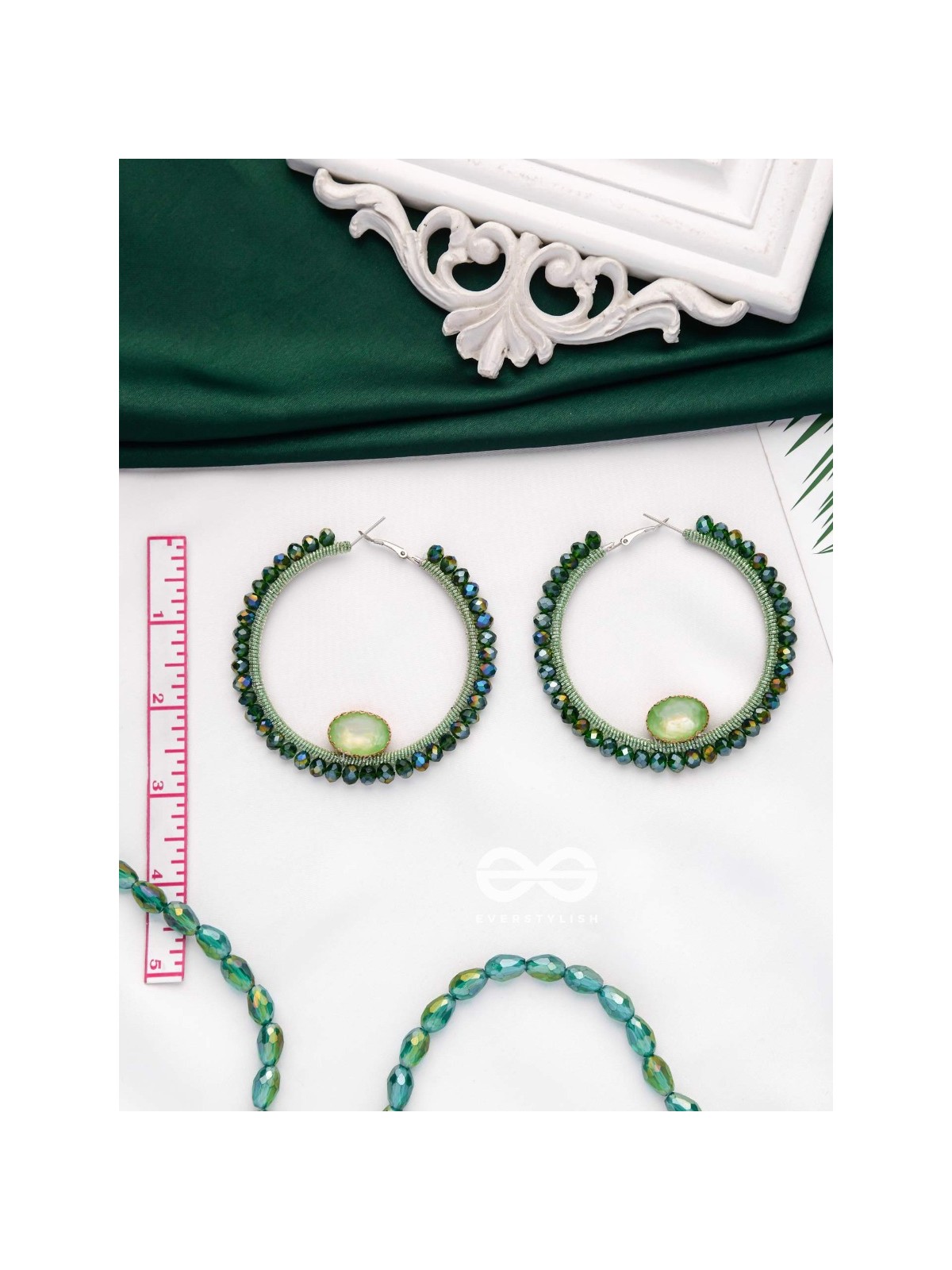 THE ENCHANTED CIRCLETS - STATEMENT HOOP EARRINGS