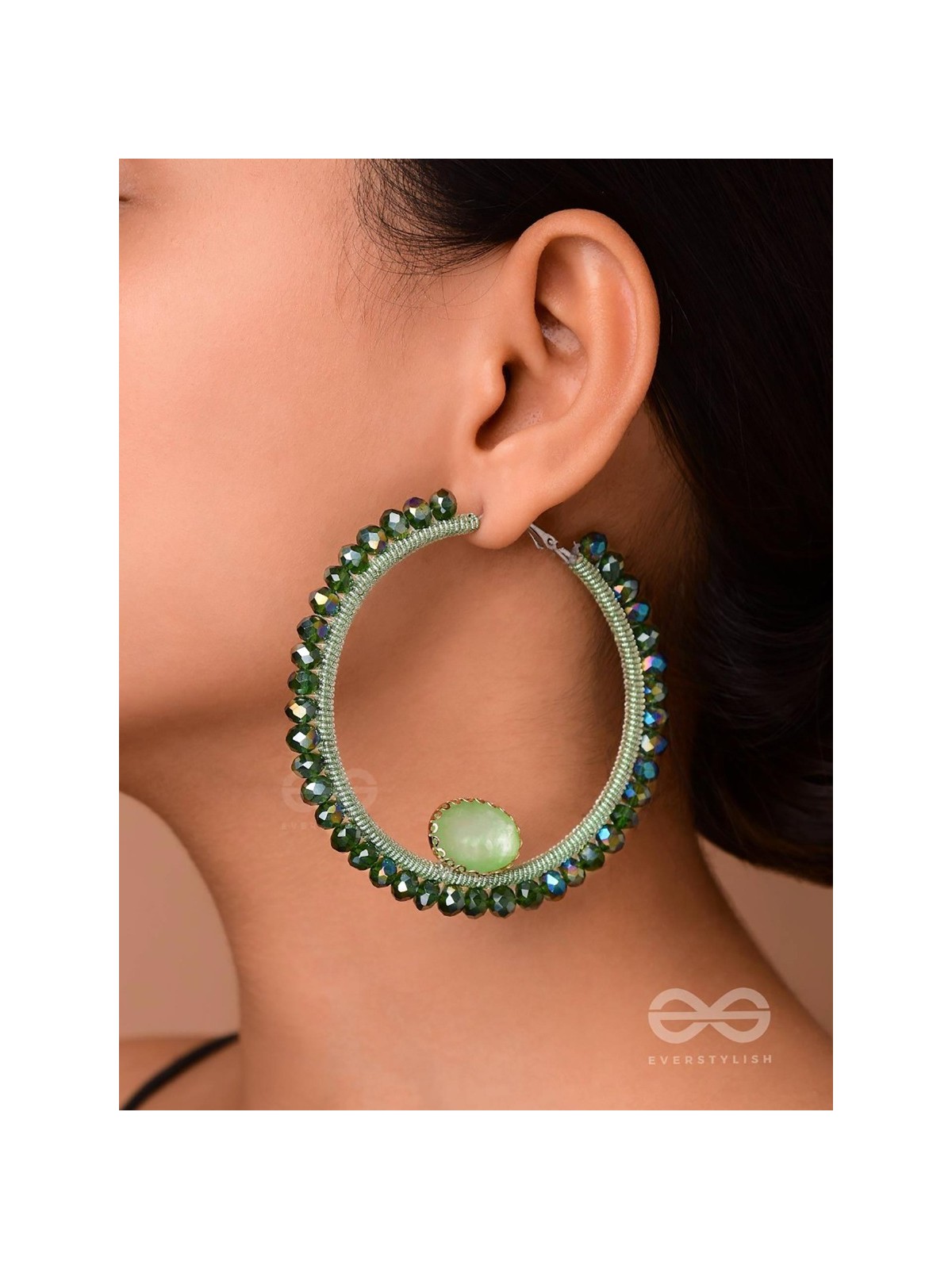 THE ENCHANTED CIRCLETS - STATEMENT HOOP EARRINGS