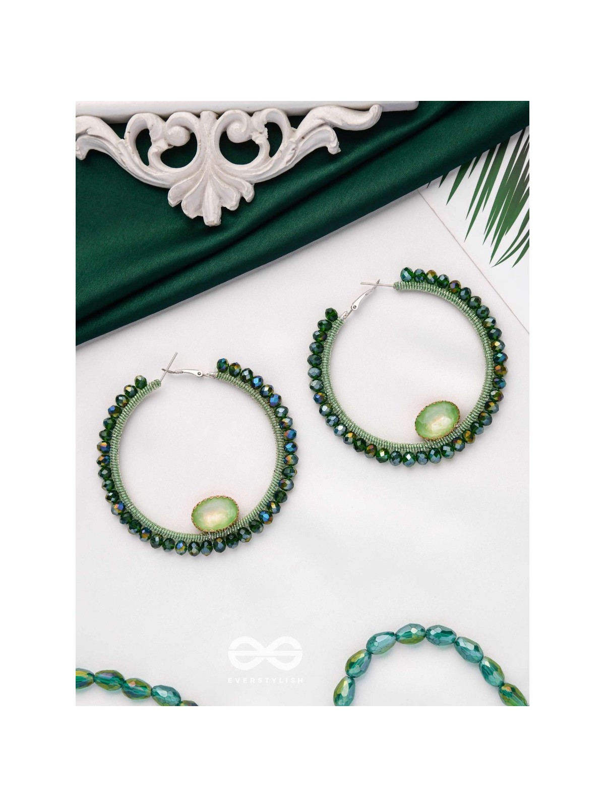 THE ENCHANTED CIRCLETS - STATEMENT HOOP EARRINGS