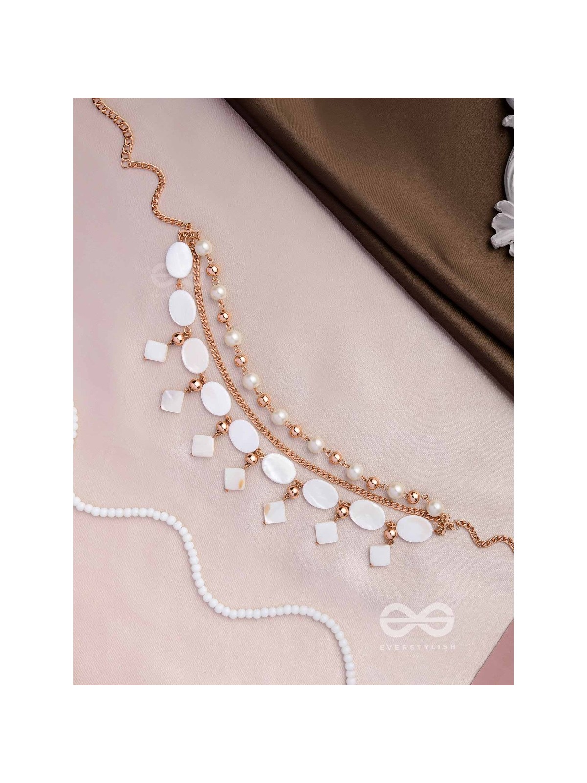 Layers Of Magic - Elegant Multilayered Neckpiece With Anti-Tarnish Coating 