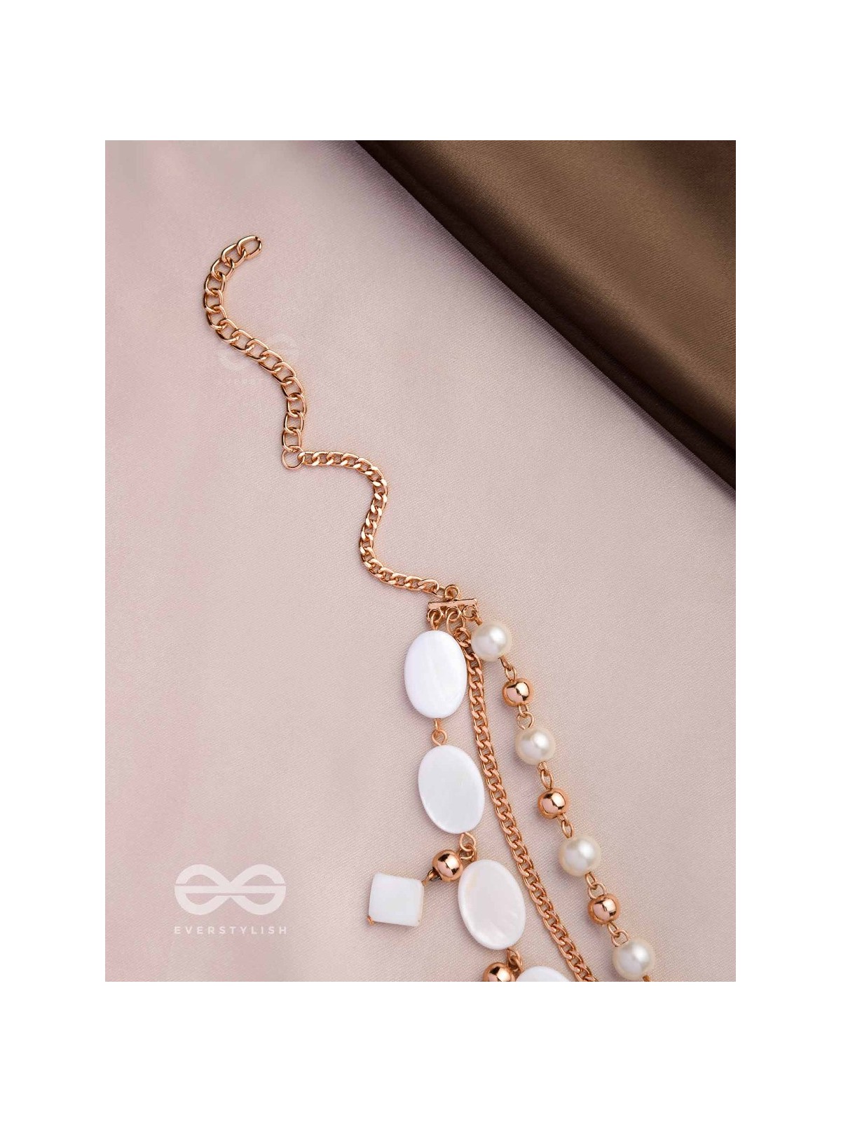 Layers Of Magic - Elegant Multilayered Neckpiece With Anti-Tarnish Coating 