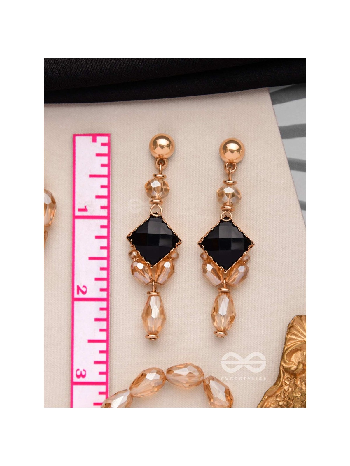 THE MYSTIC  NIGHTFALL - ELEGANT DROP EARRINGS