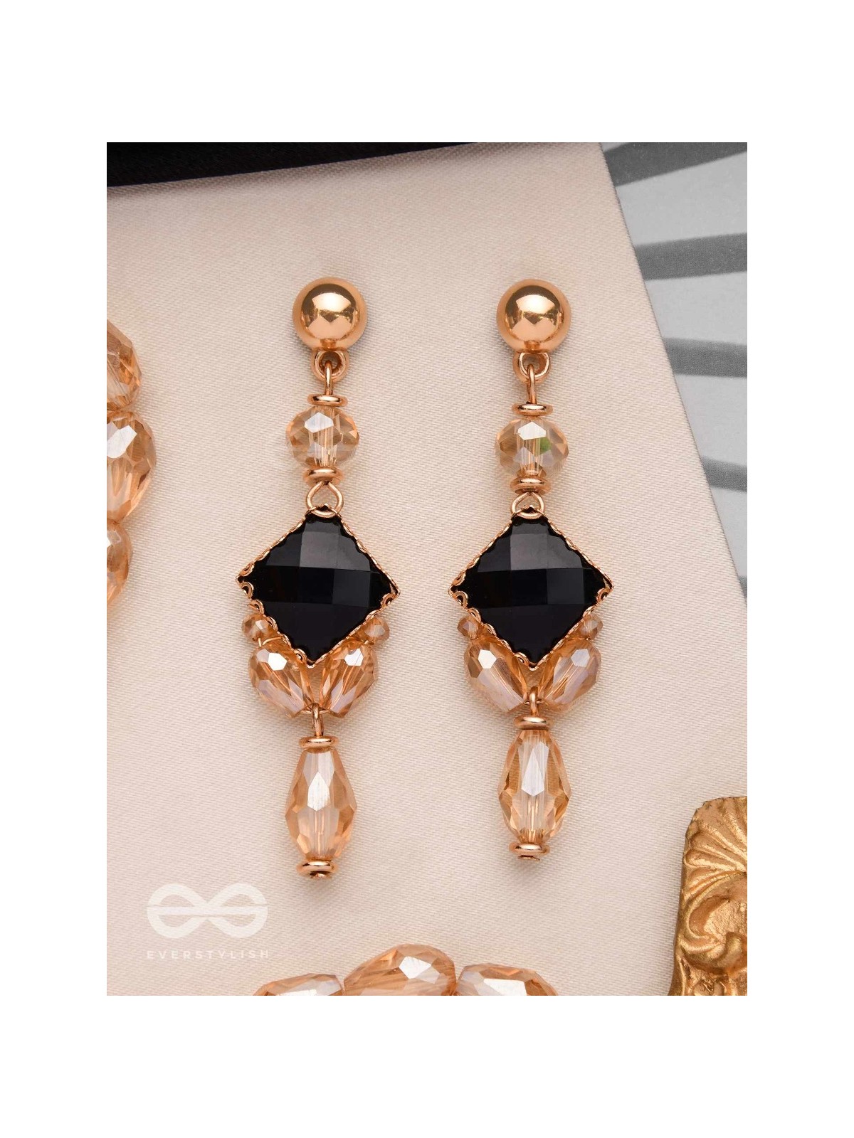 THE MYSTIC  NIGHTFALL - ELEGANT DROP EARRINGS