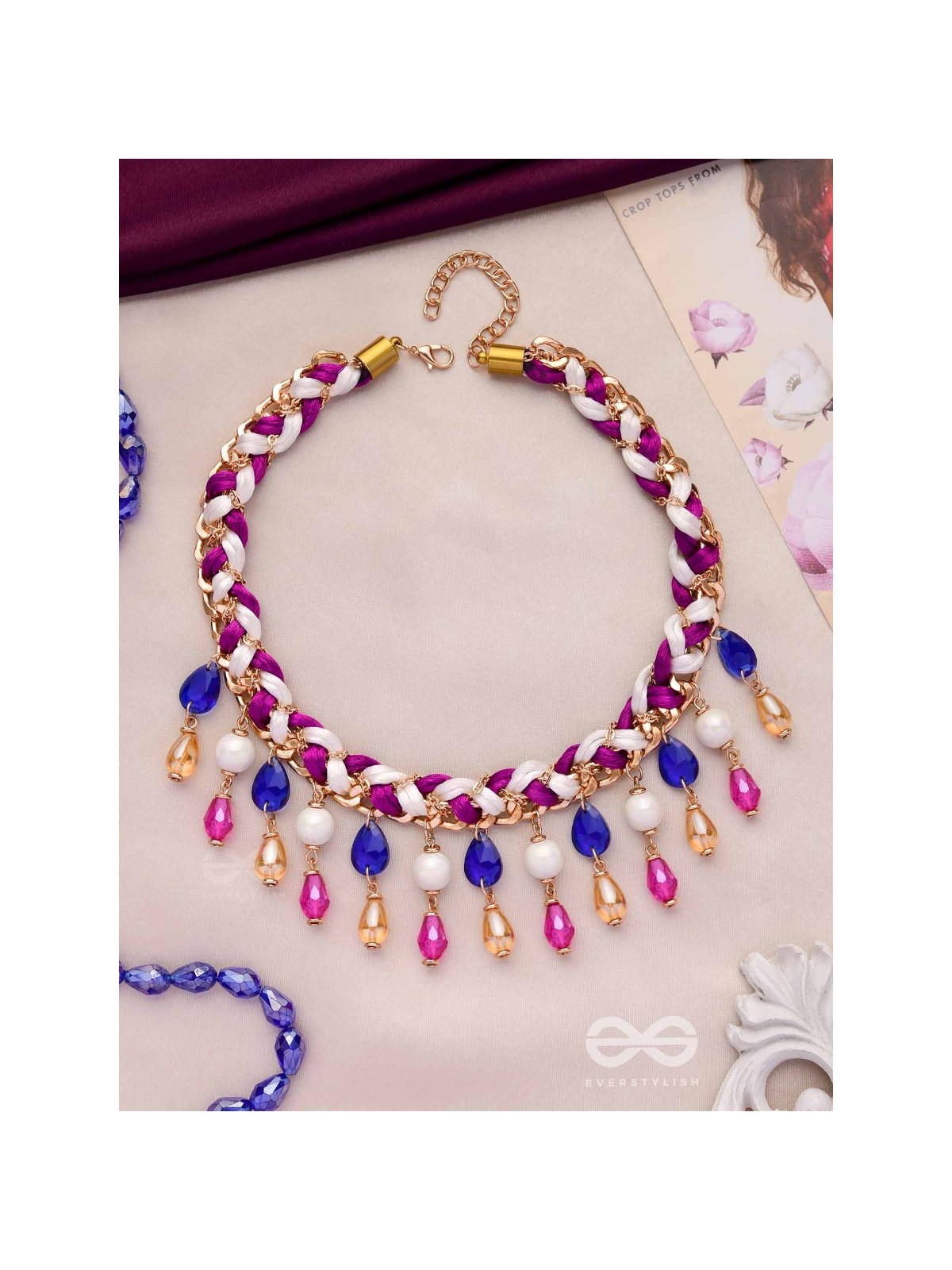 SUGAR & SPICE - MULTICOLOR STATEMENT NECKPIECE