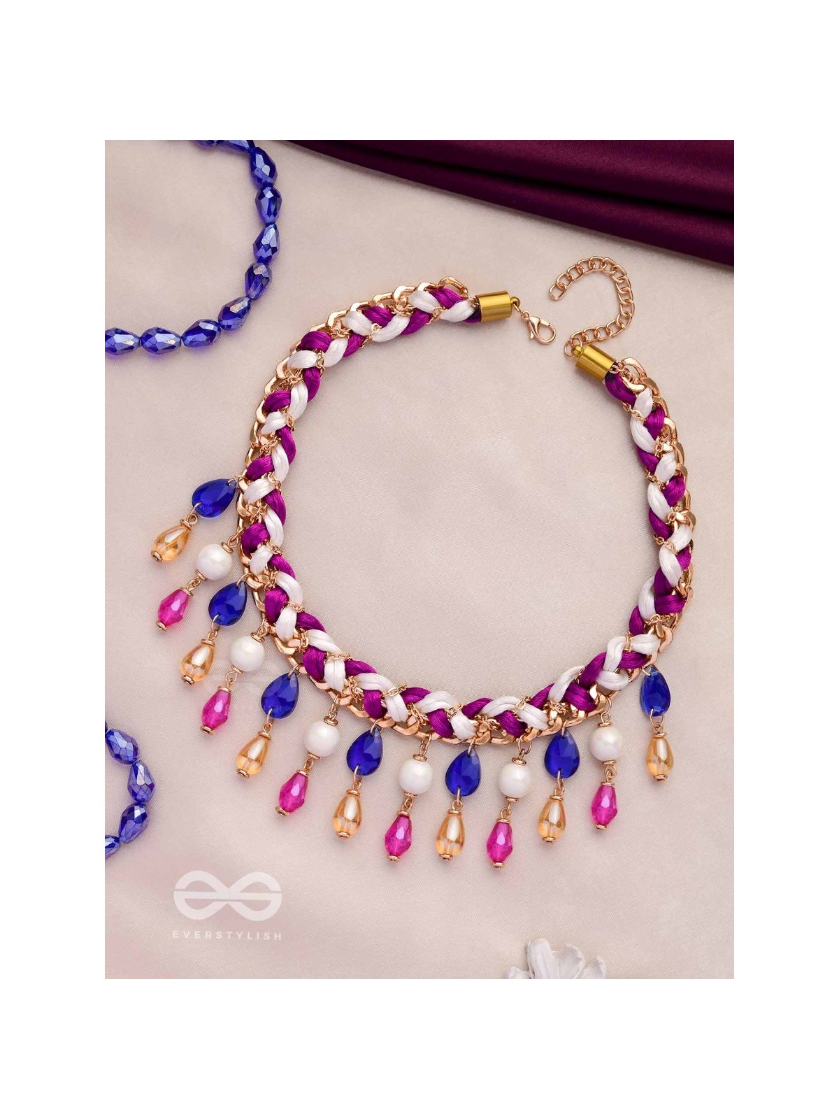 SUGAR & SPICE - MULTICOLOR STATEMENT NECKPIECE