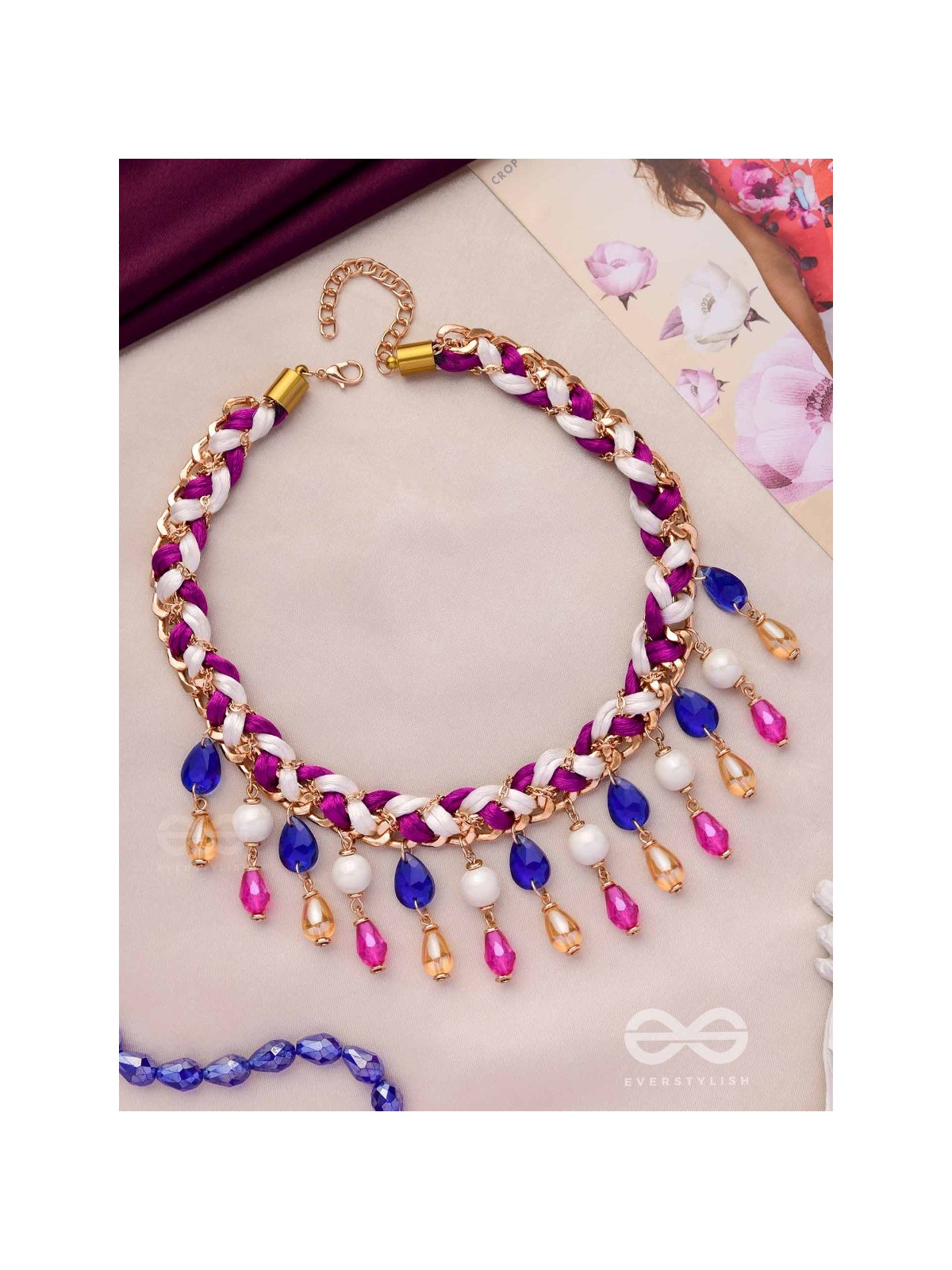 SUGAR & SPICE - MULTICOLOR STATEMENT NECKPIECE