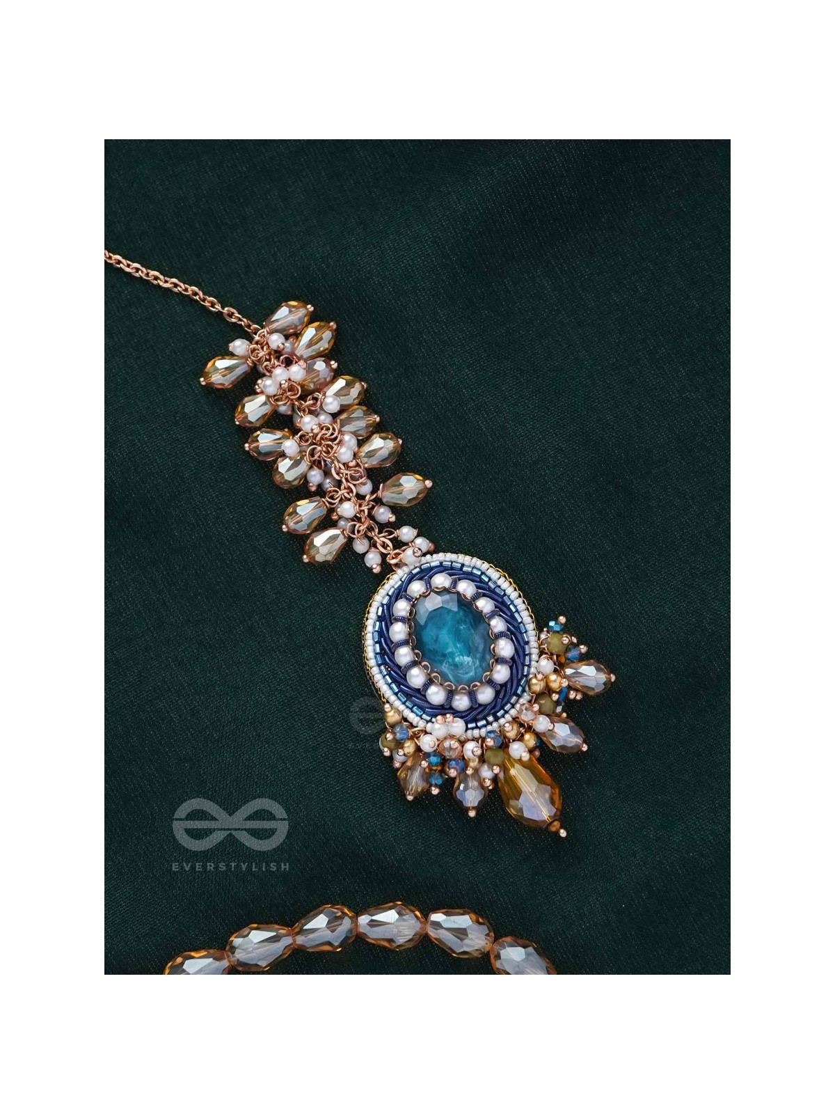 PARIBA - A ROYAL PRESENT - STONE AND BEADS EMBROIDERED MAANGTIKA