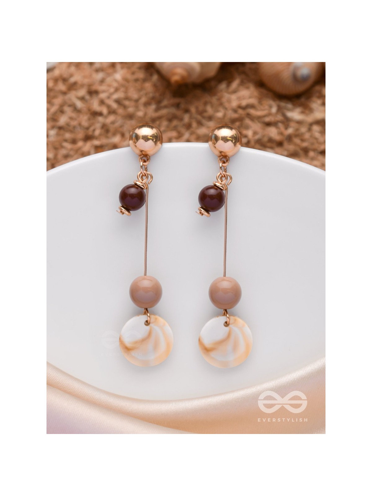 SEASHELL SECRETS - CASUAL DROP EARRINGS