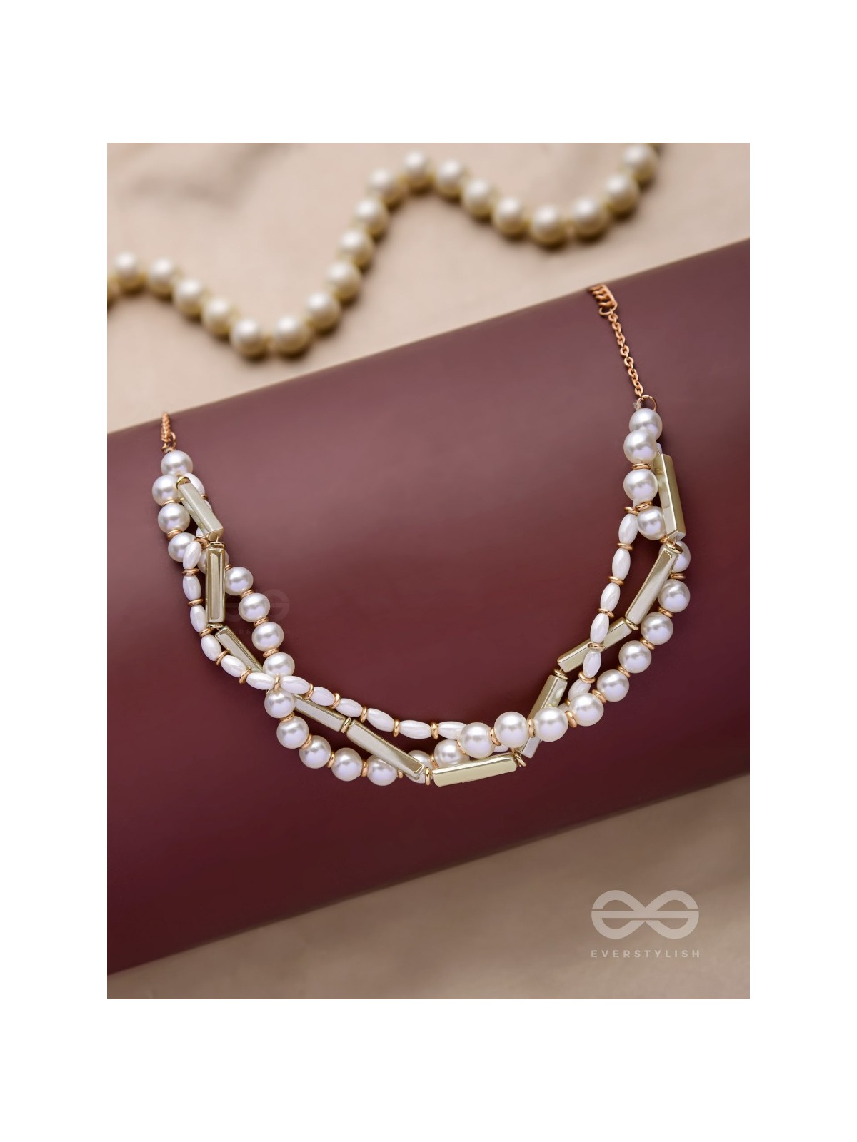 THE SHORELINE SHIMMER - GOLDEN STATEMENT NECKPIECE