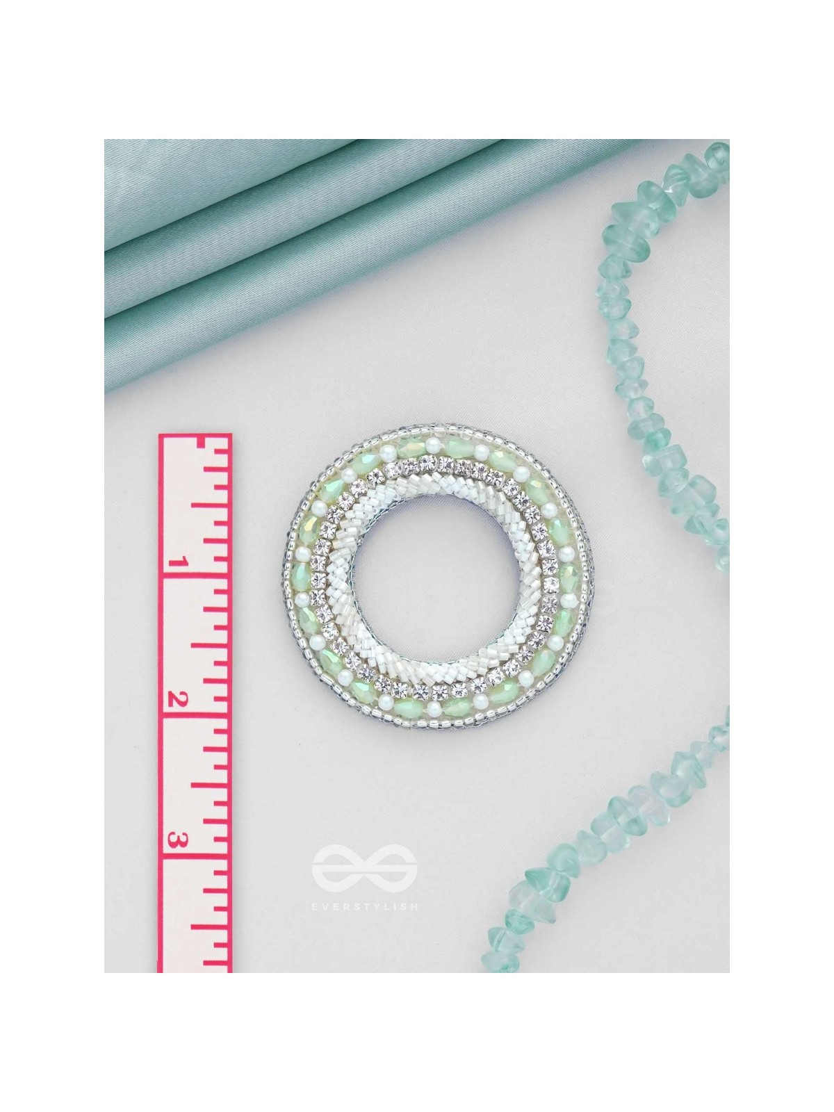 Shuddhaami - The Pure Desire - Beads And Cutdana Hand Embroidered Earrings