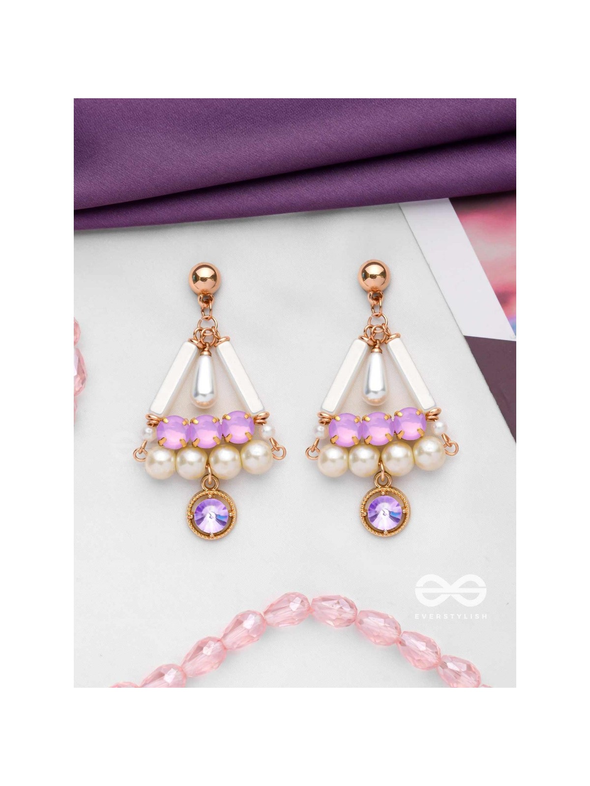THE REGAL RADIANCE - GOLDEN EMBELLISHED EARRINGS