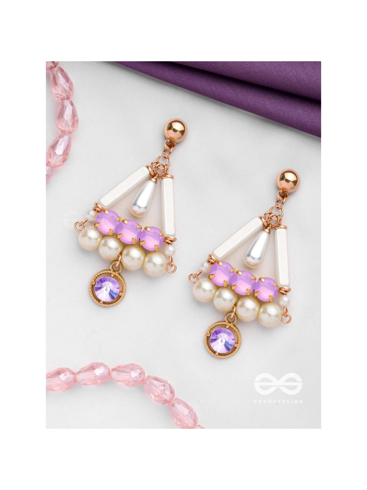 THE REGAL RADIANCE - GOLDEN EMBELLISHED EARRINGS