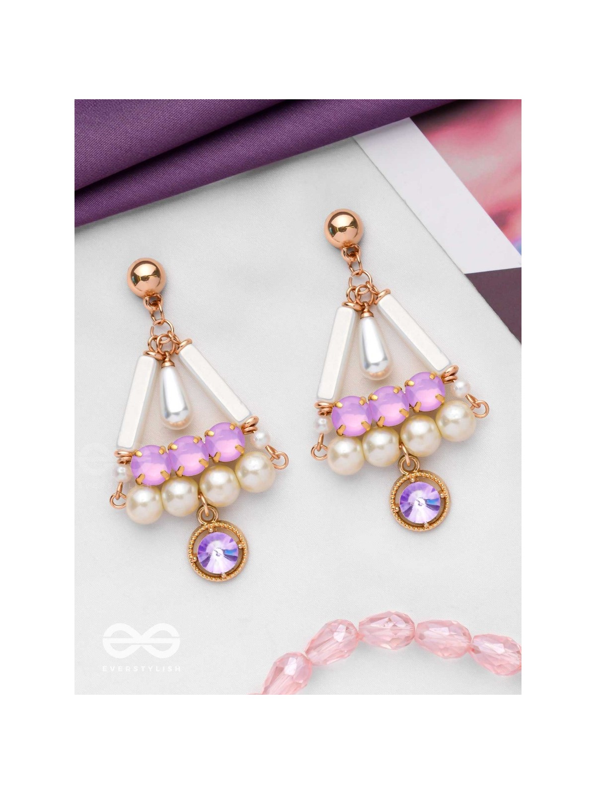 THE REGAL RADIANCE - GOLDEN EMBELLISHED EARRINGS