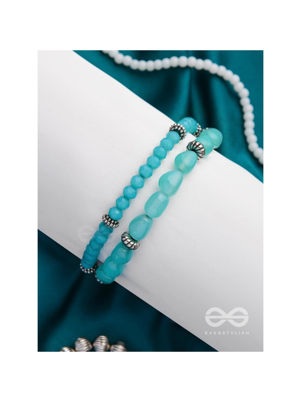 OCEANIC BLISS BEADS - MULTILAYER BEADED BRACELET