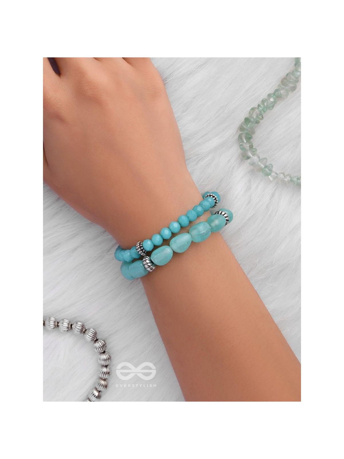 OCEANIC BLISS BEADS - MULTILAYER BEADED BRACELET