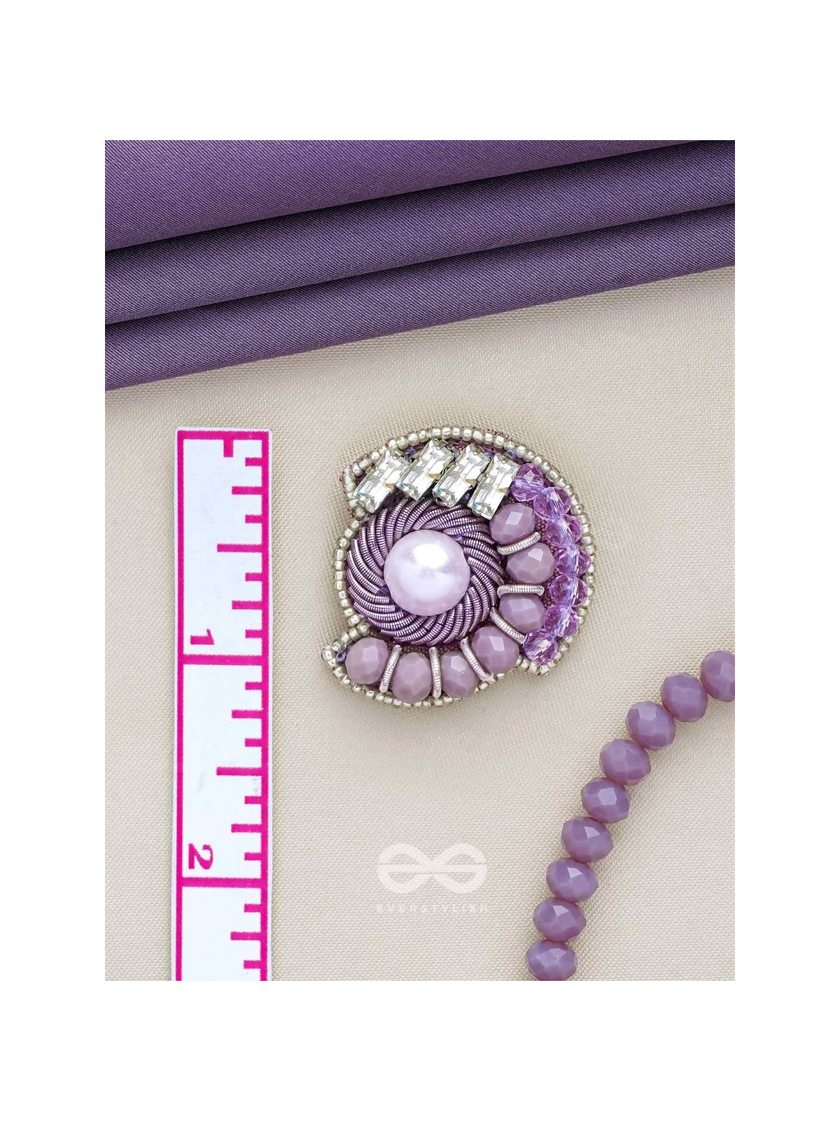 ANUKA - THE CLASSIC BEADS - PEARL, BEADS AND STONE EMBROIDERED EARRINGS