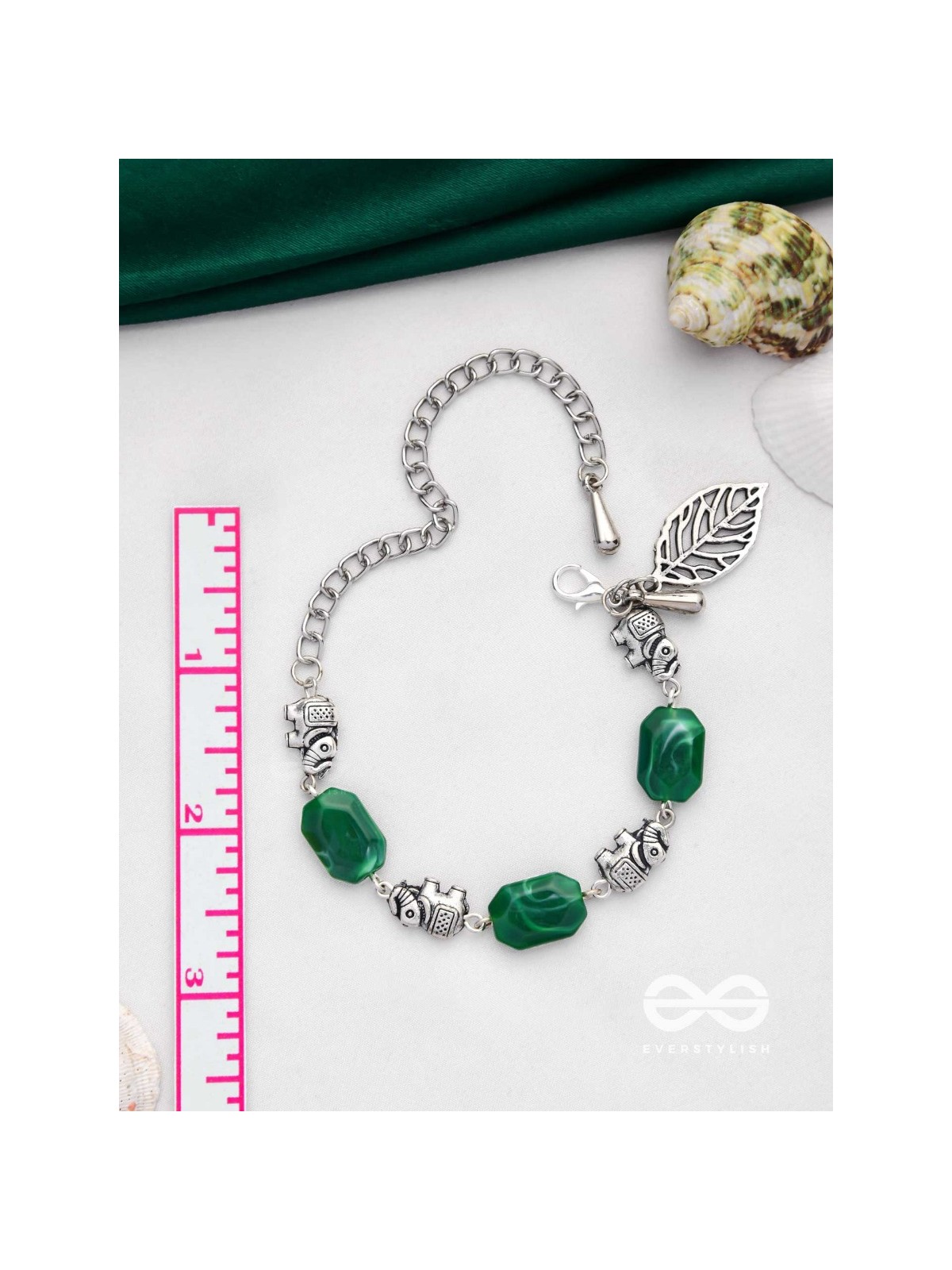 JUNGLE JIVE - OXIDISED EMBELLISHED BRACELET